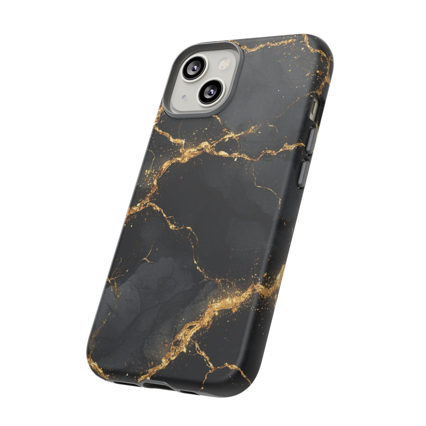 Black & Gold Marble [TOUGH CASE]