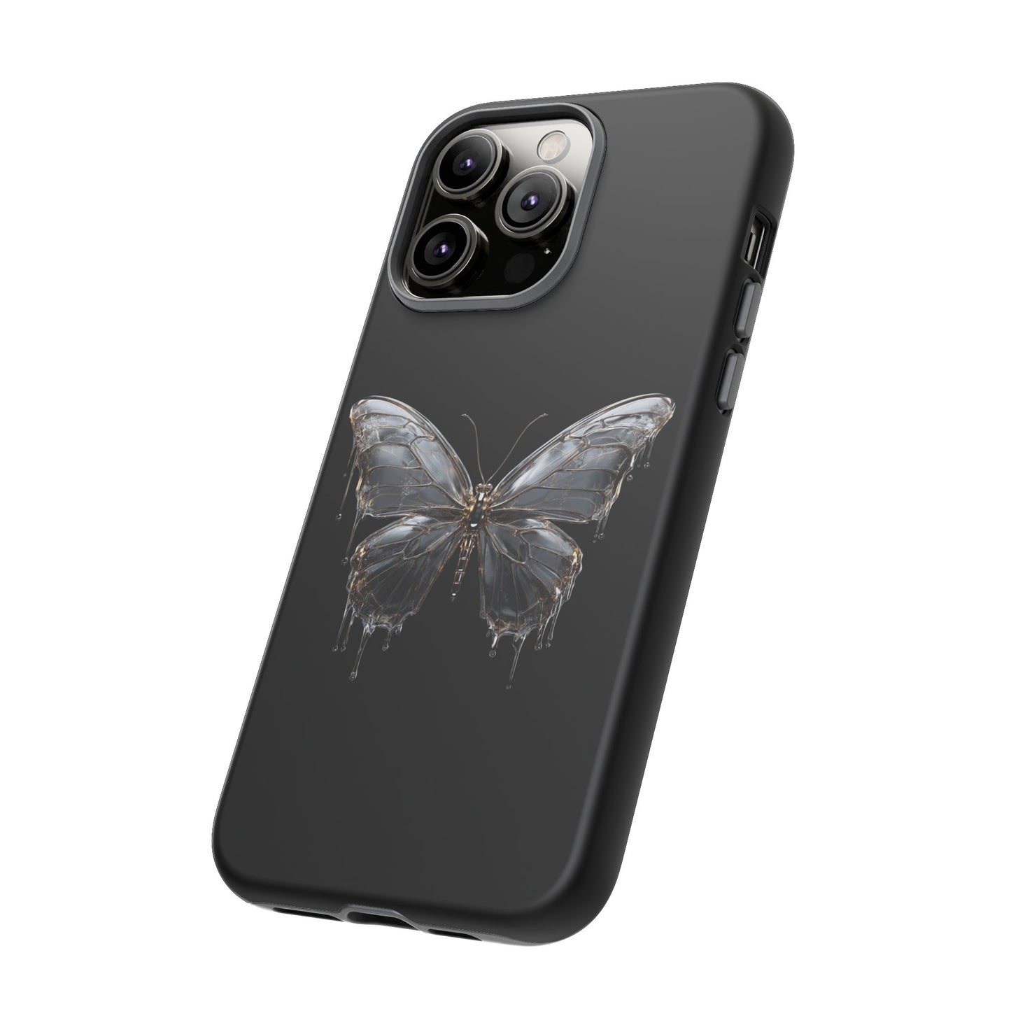 Metallic Butterfly (iPhone X - iPhone 17 Pro Max) [TOUGH CASE]