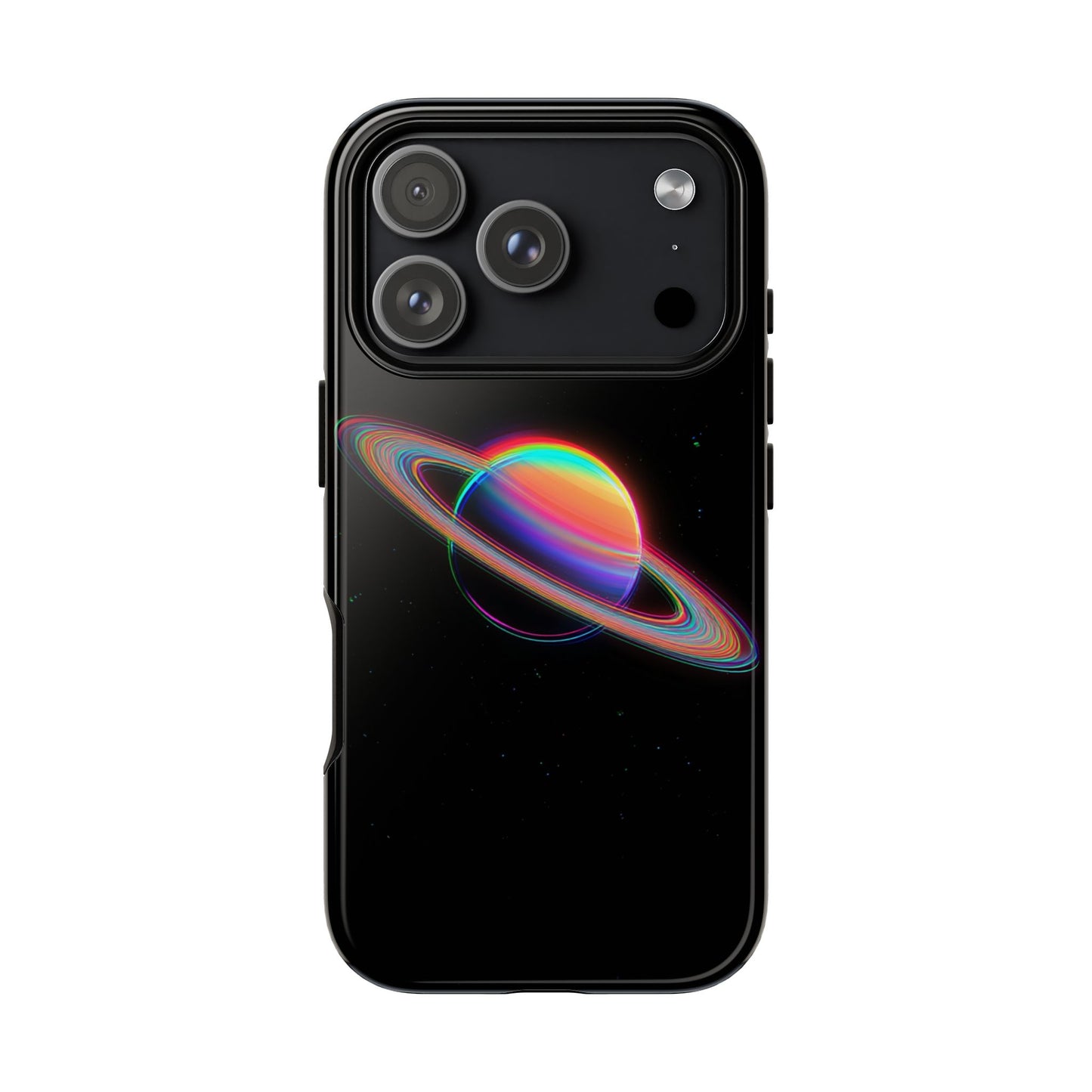 Glitched Saturn – (iPhone X - iPhone 17 Pro Max) [TOUGH CASE]