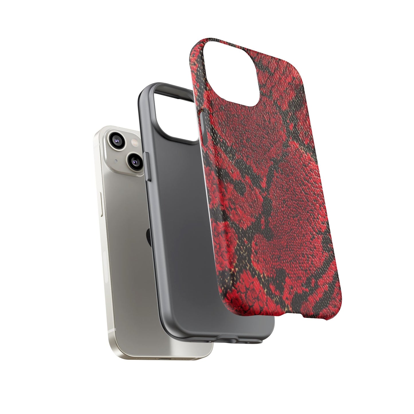 Red Snake Skin [TOUGH CASE]