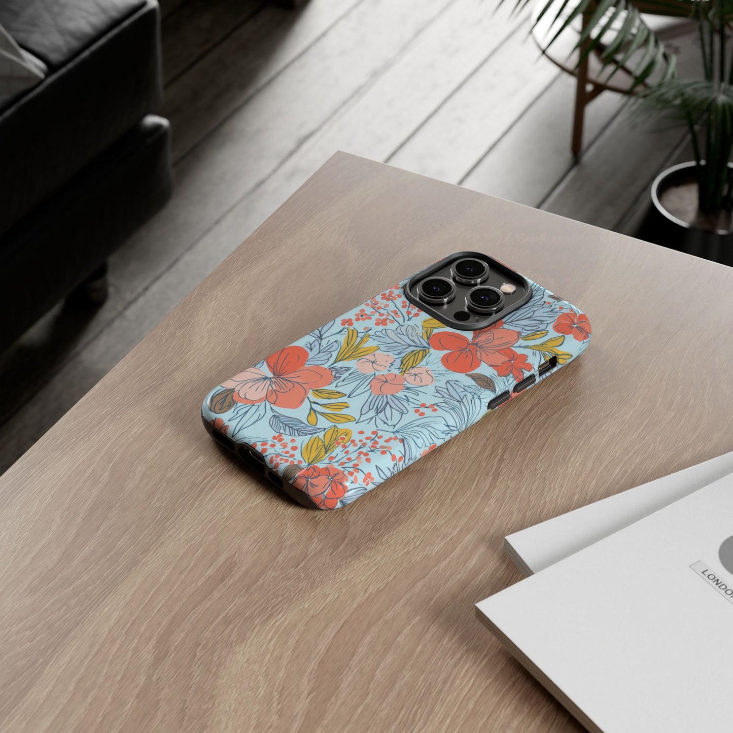 Floral 02 (iPhone X - iPhone 17 Pro Max) [TOUGH CASE]