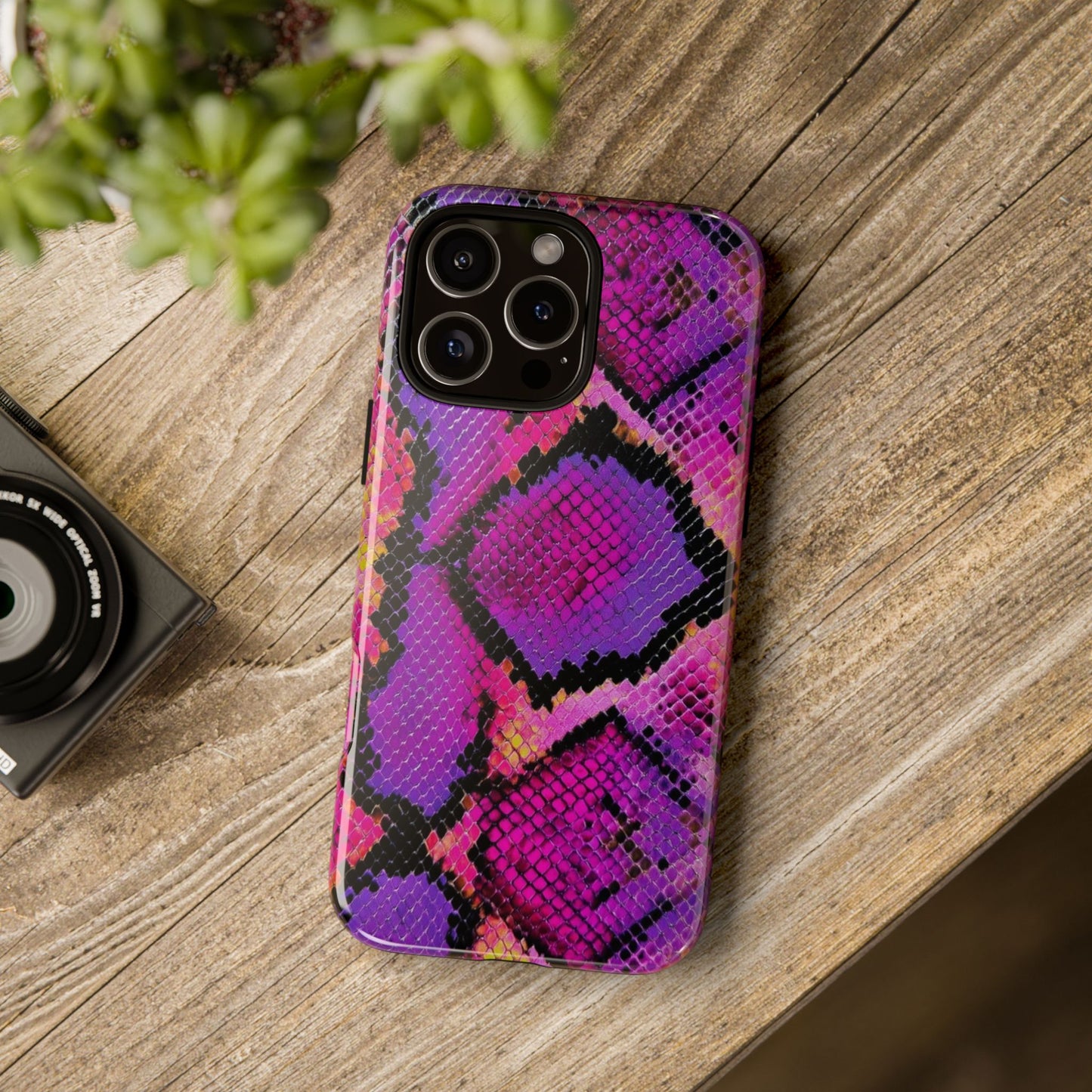 Purple Pink Snake Skin [TOUGH CASE]