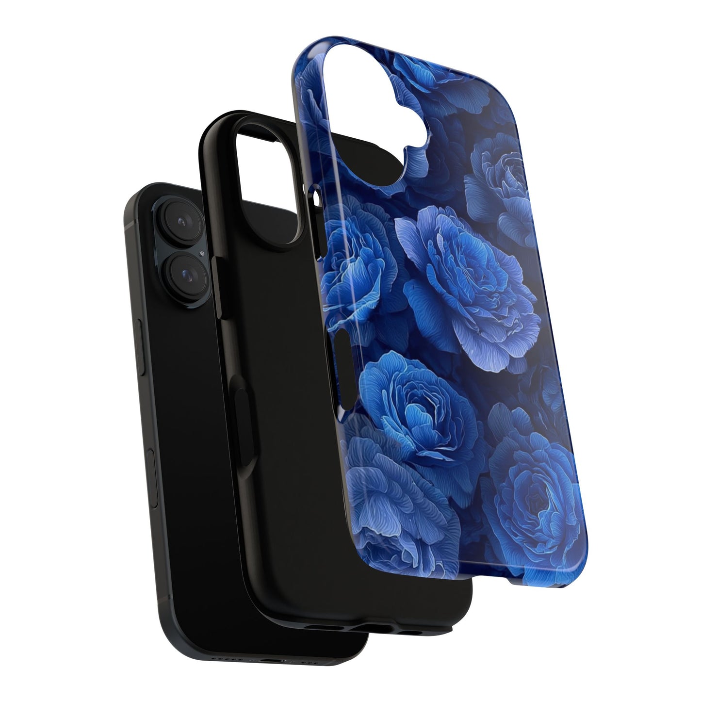 Floral Blue Roses [TOUGH CASE]