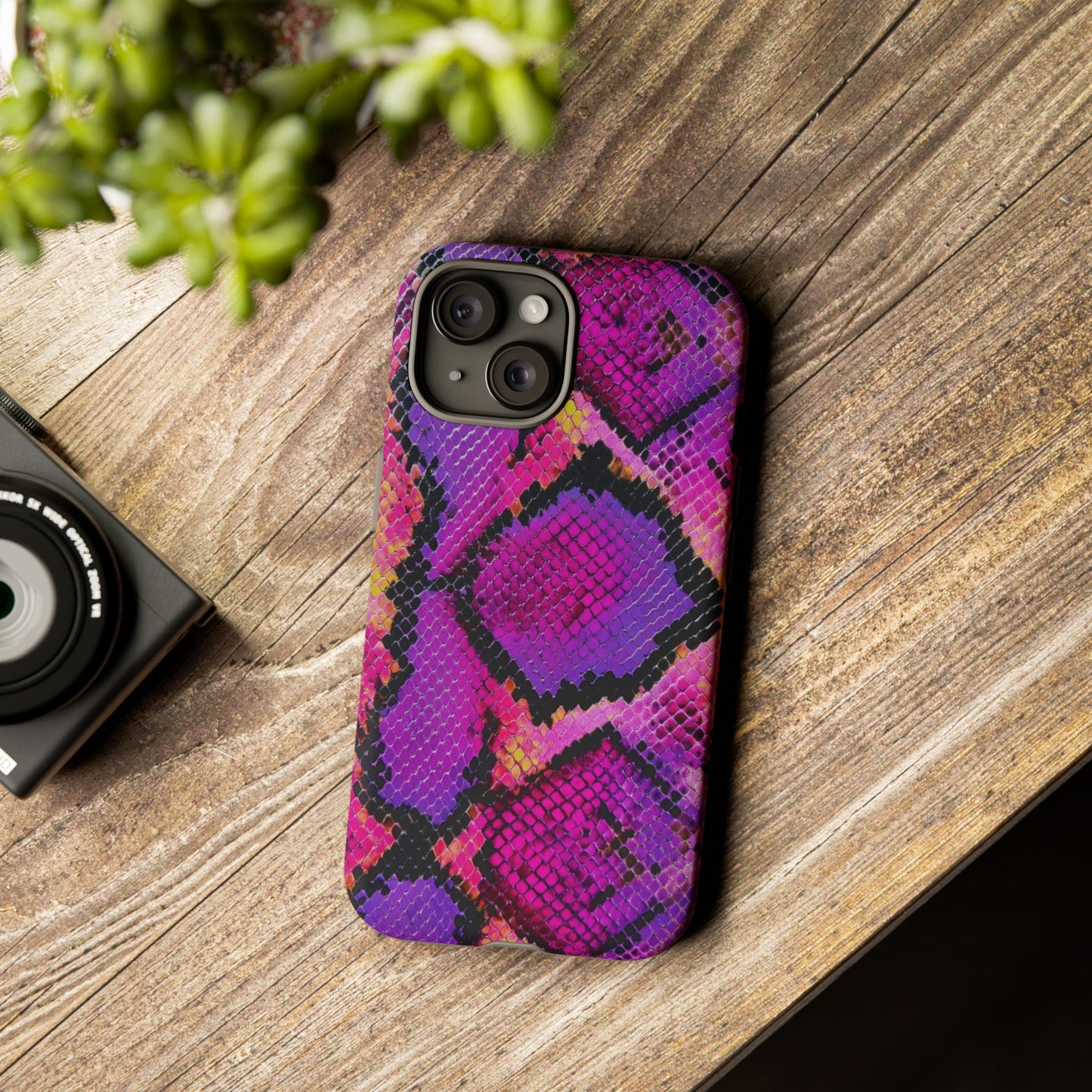 Purple Pink Snake Skin [TOUGH CASE]