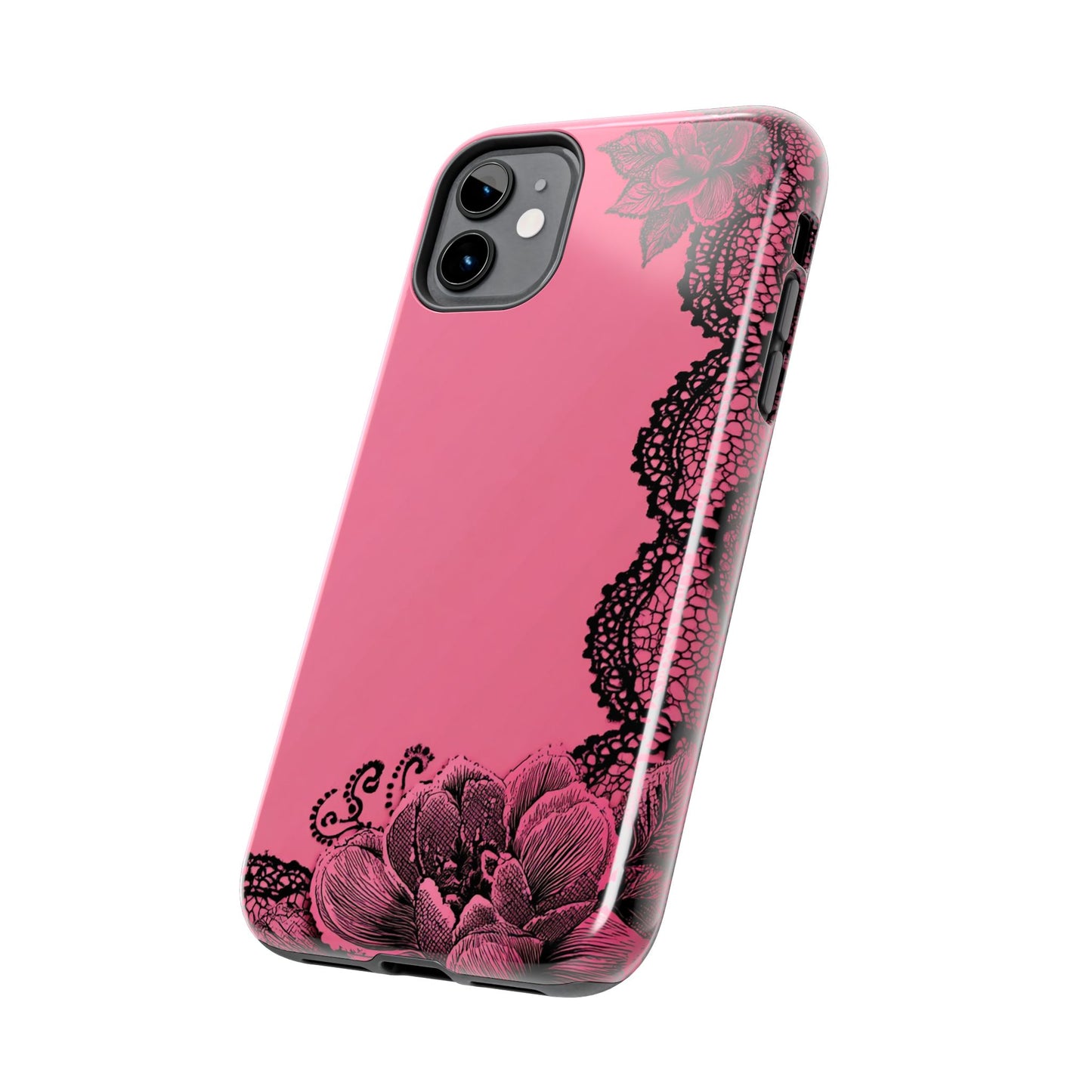 Pink Floral Lace