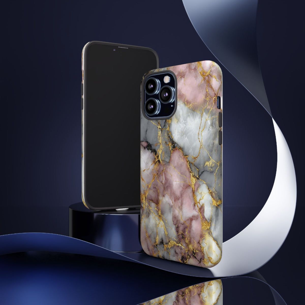 Rose & White Marble