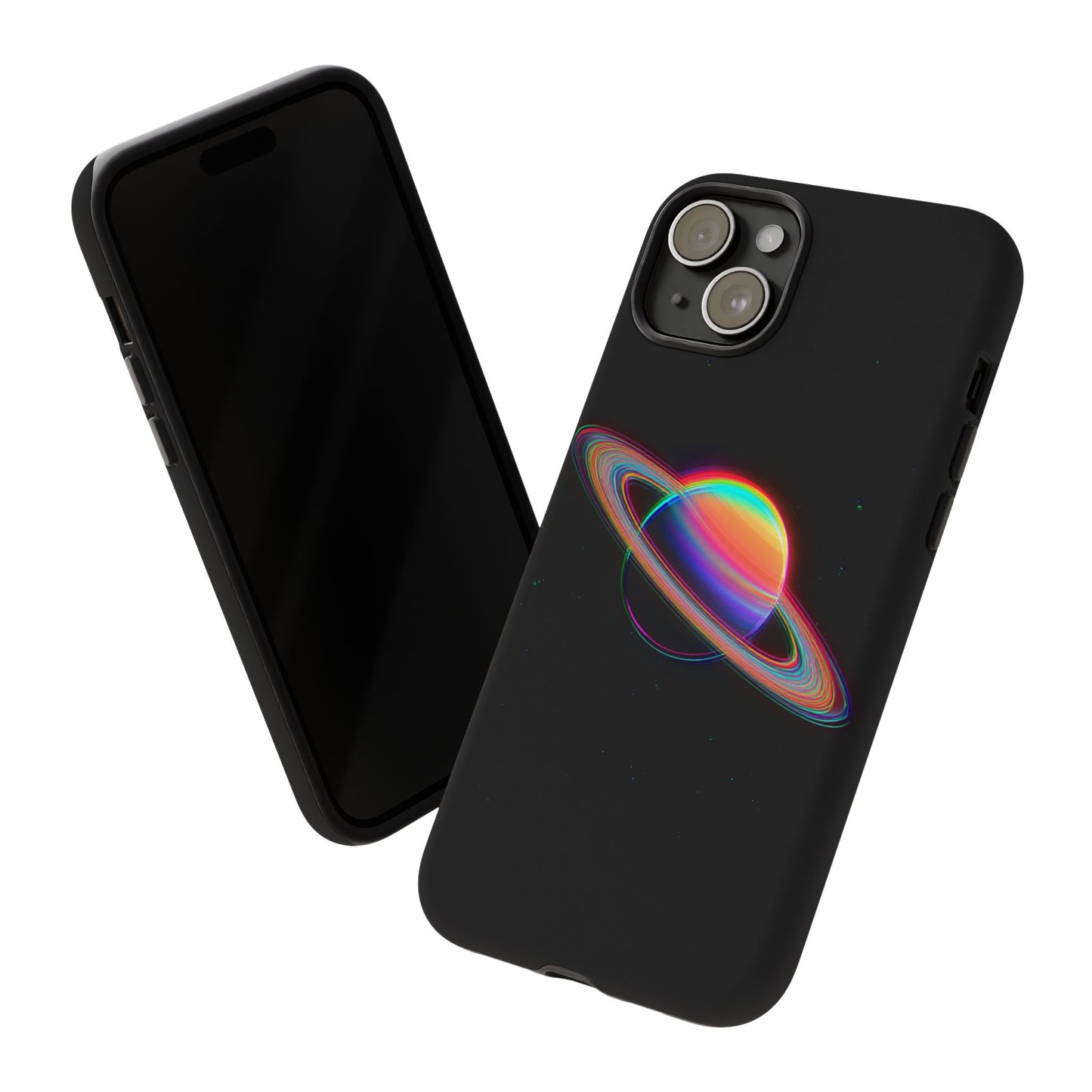 Glitched Saturn – (iPhone X - iPhone 17 Pro Max) [TOUGH CASE]