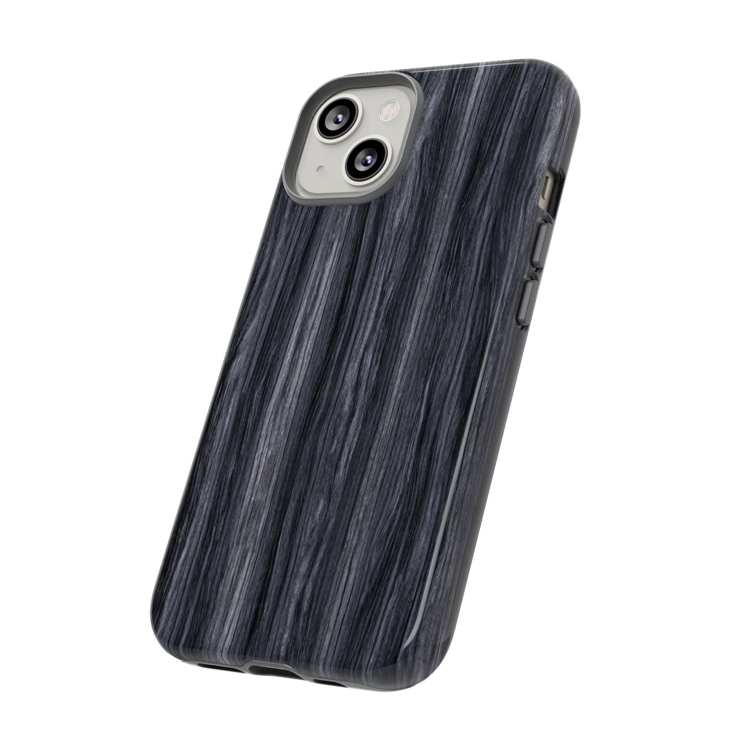 Black Wood (iPhone X - iPhone 17 Pro Max) [TOUGH CASE]