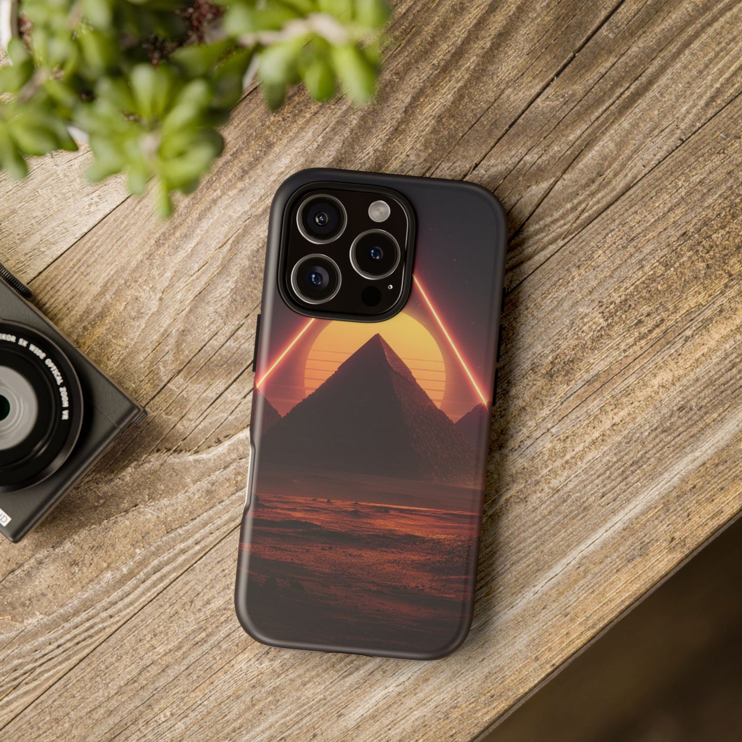Retro Pyramid Sunset [TOUGH CASE]