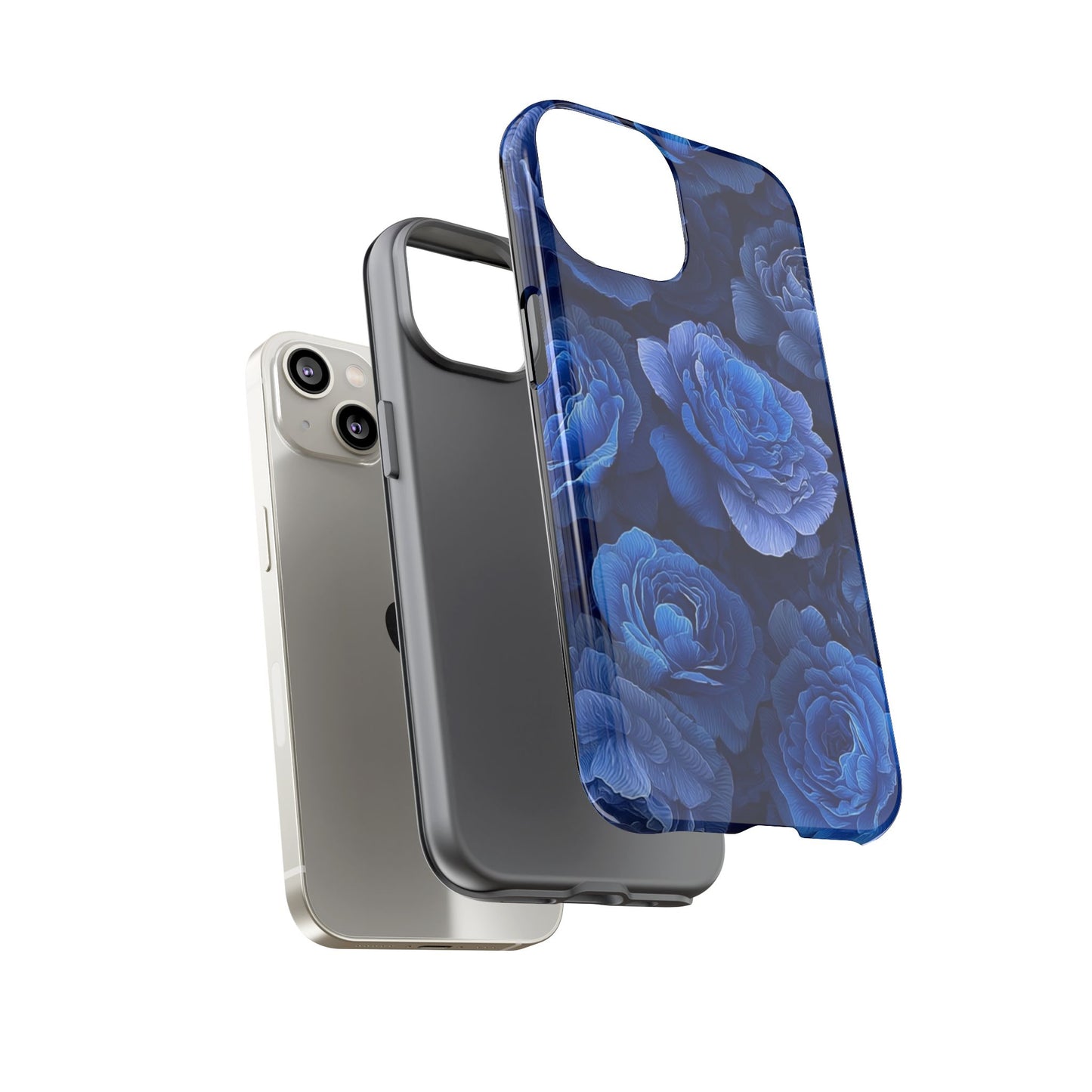 Floral Blue Roses [TOUGH CASE]