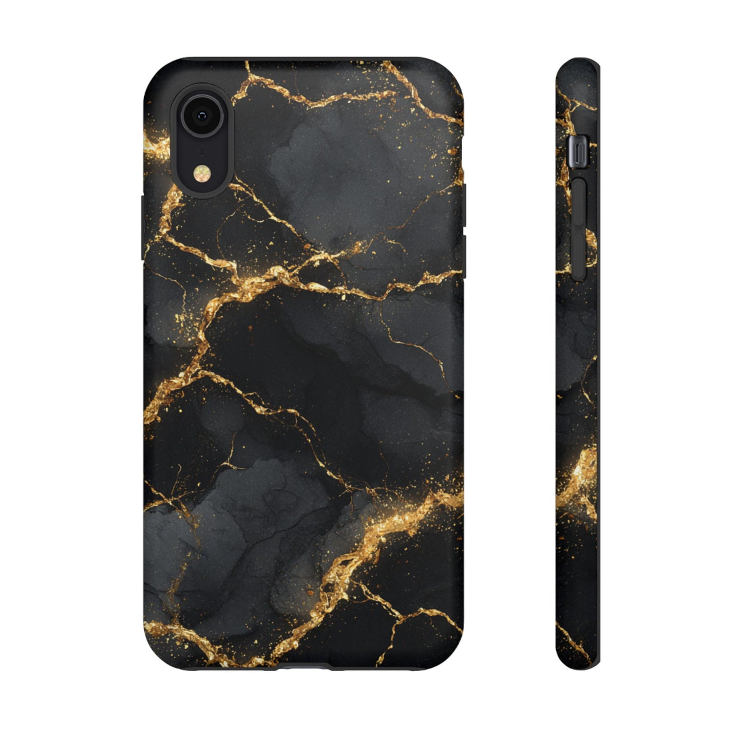 Black & Gold Marble [TOUGH CASE]