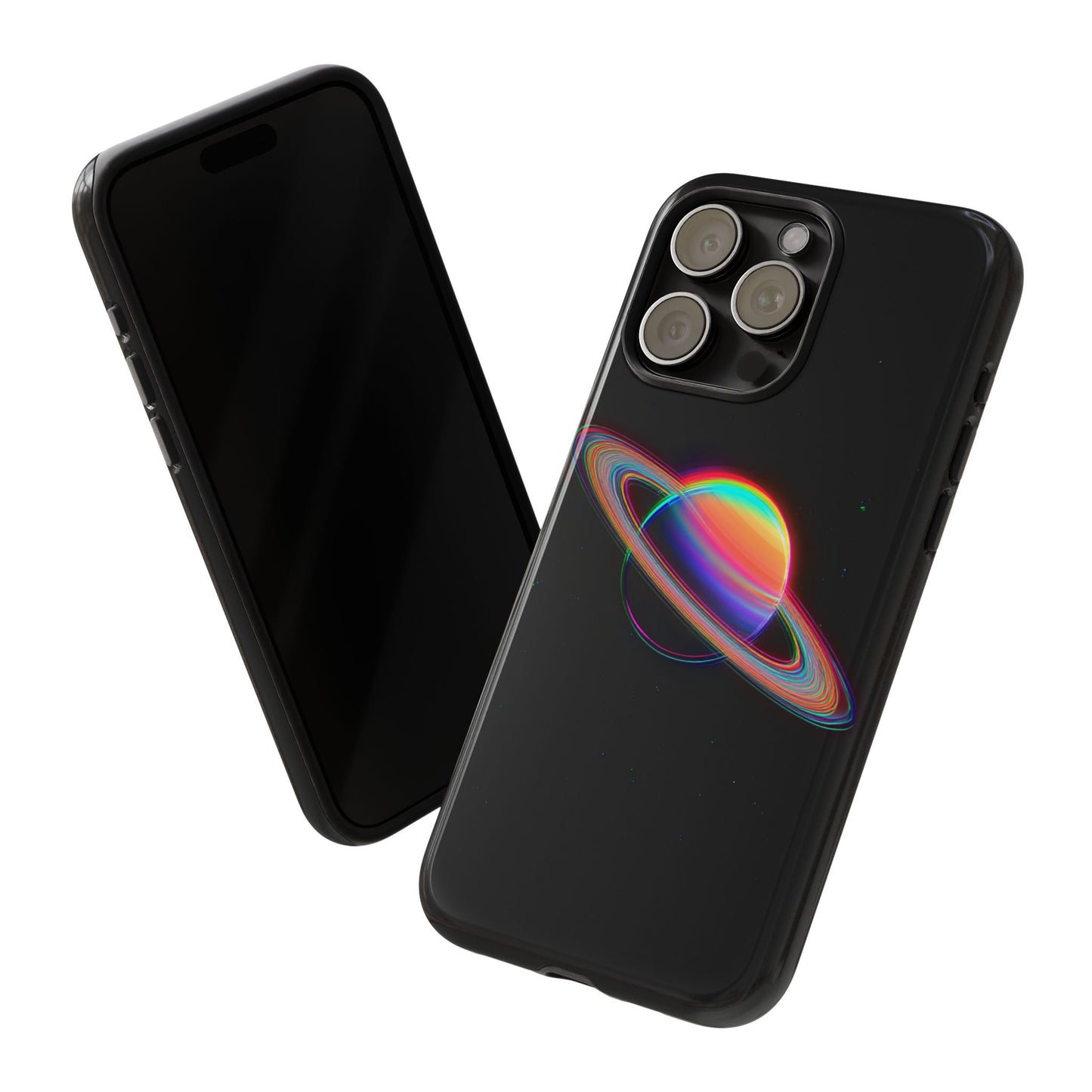 Glitched Saturn – (iPhone X - iPhone 17 Pro Max) [TOUGH CASE]