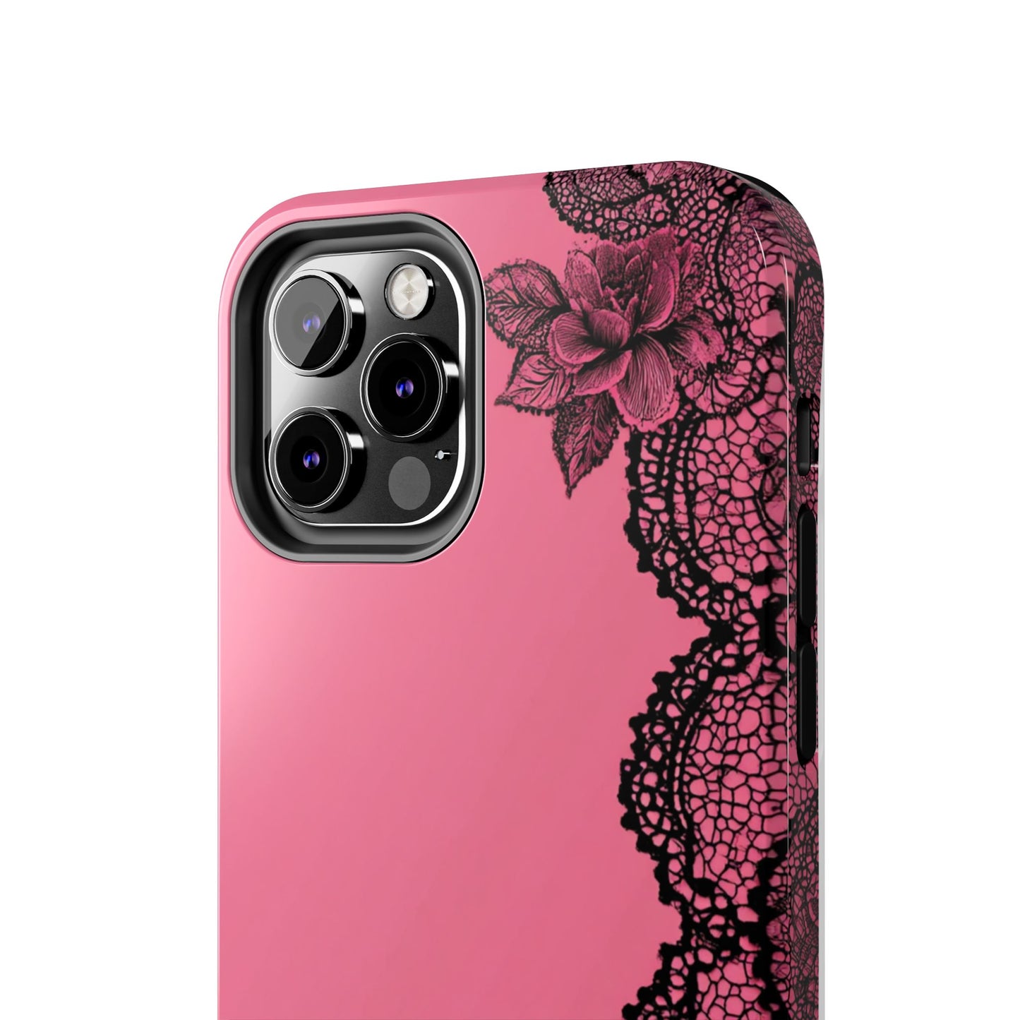 Pink Floral Lace