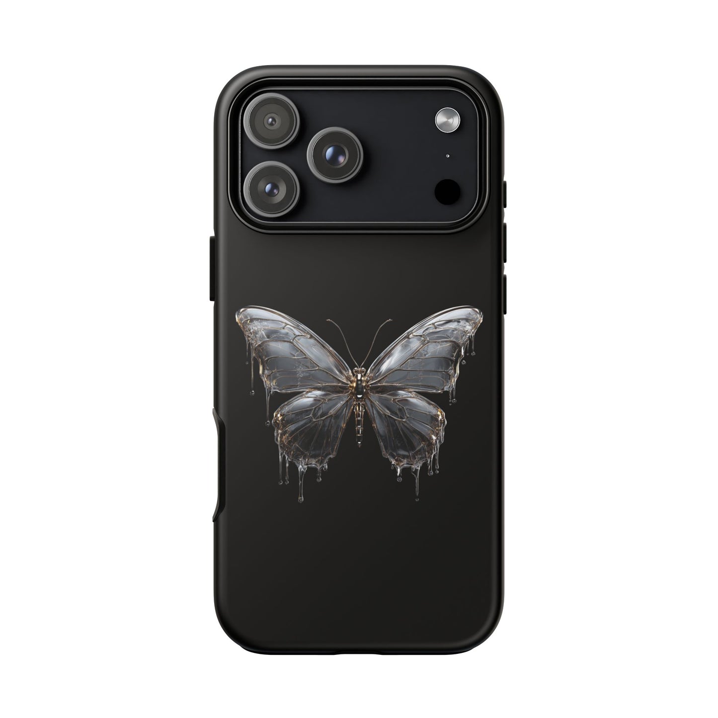 Metallic Butterfly (iPhone X - iPhone 17 Pro Max) [TOUGH CASE]
