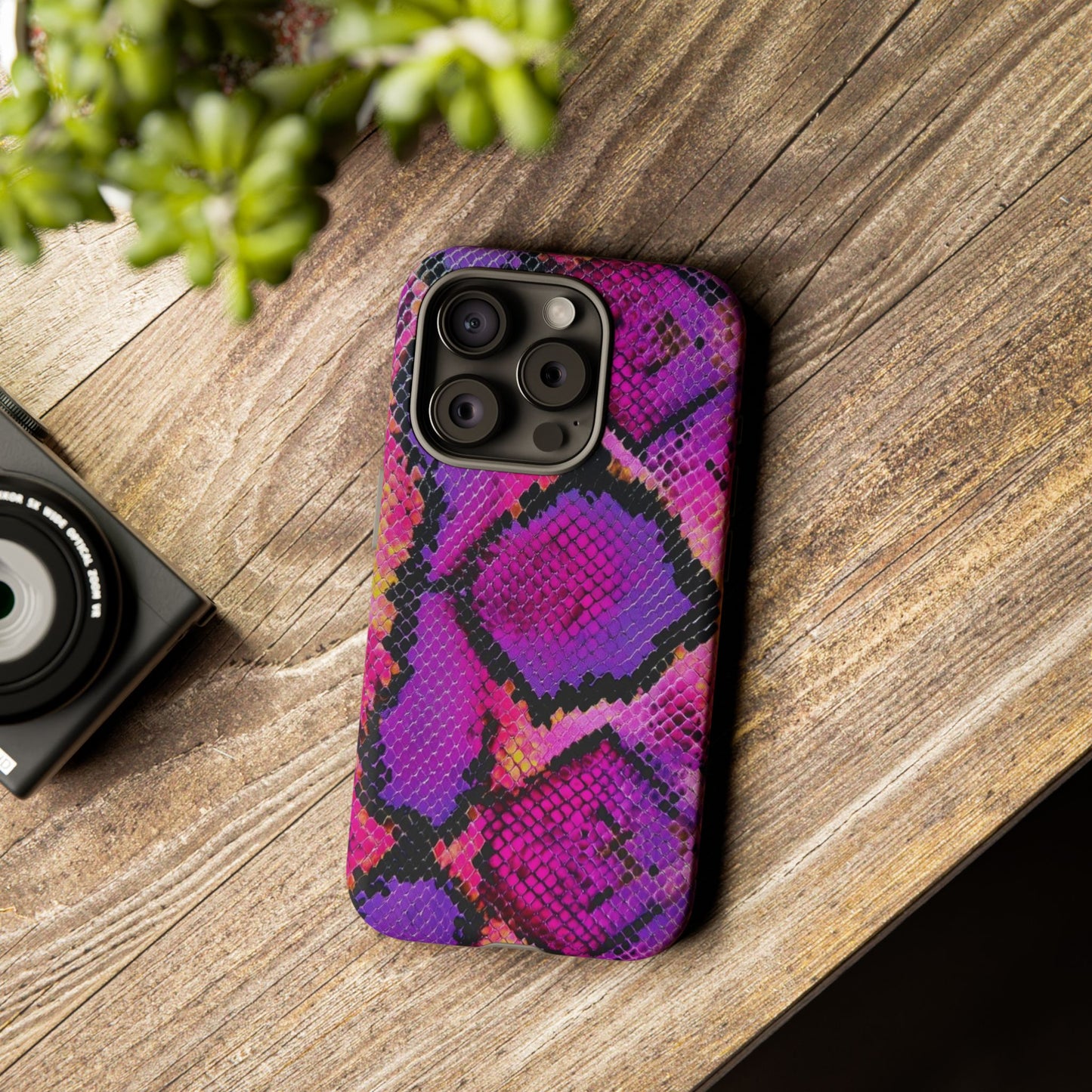 Purple Pink Snake Skin [TOUGH CASE]