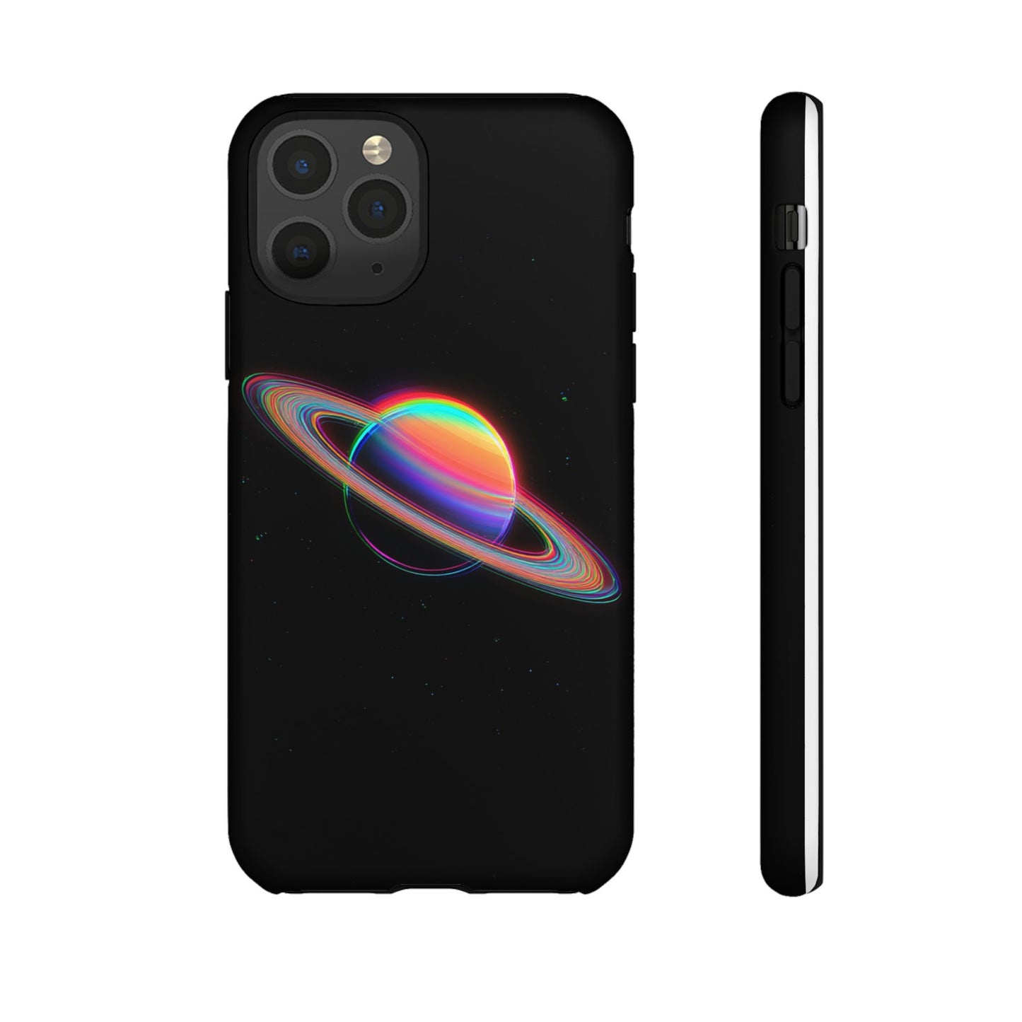 Glitched Saturn – (iPhone X - iPhone 17 Pro Max) [TOUGH CASE]