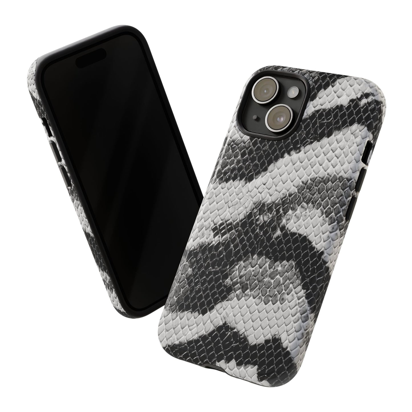 Black & White Snakeskin [TOUGH CASE]