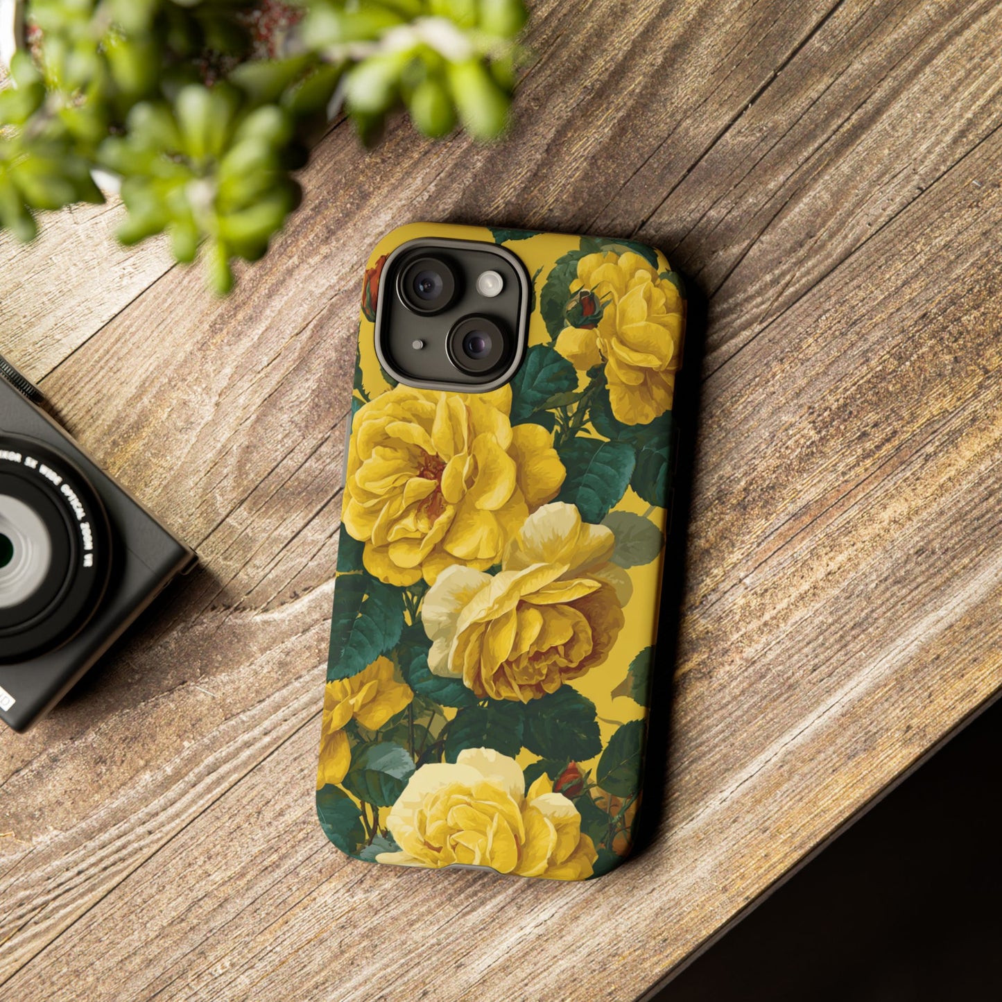 Floral Yellow Roses [TOUGH CASE]