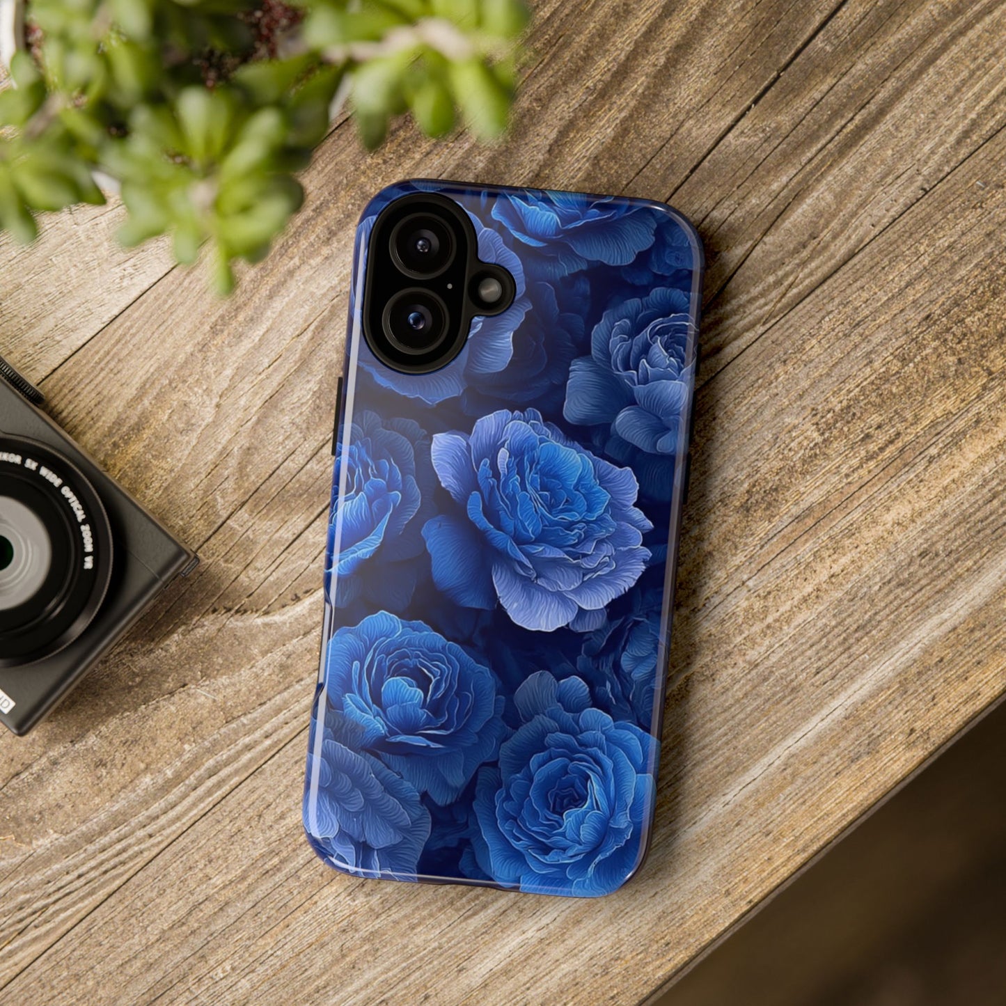 Floral Blue Roses [TOUGH CASE]