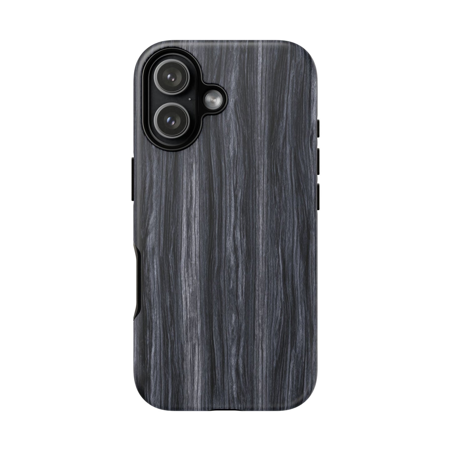 Black Wood (iPhone X - iPhone 17 Pro Max) [TOUGH CASE]