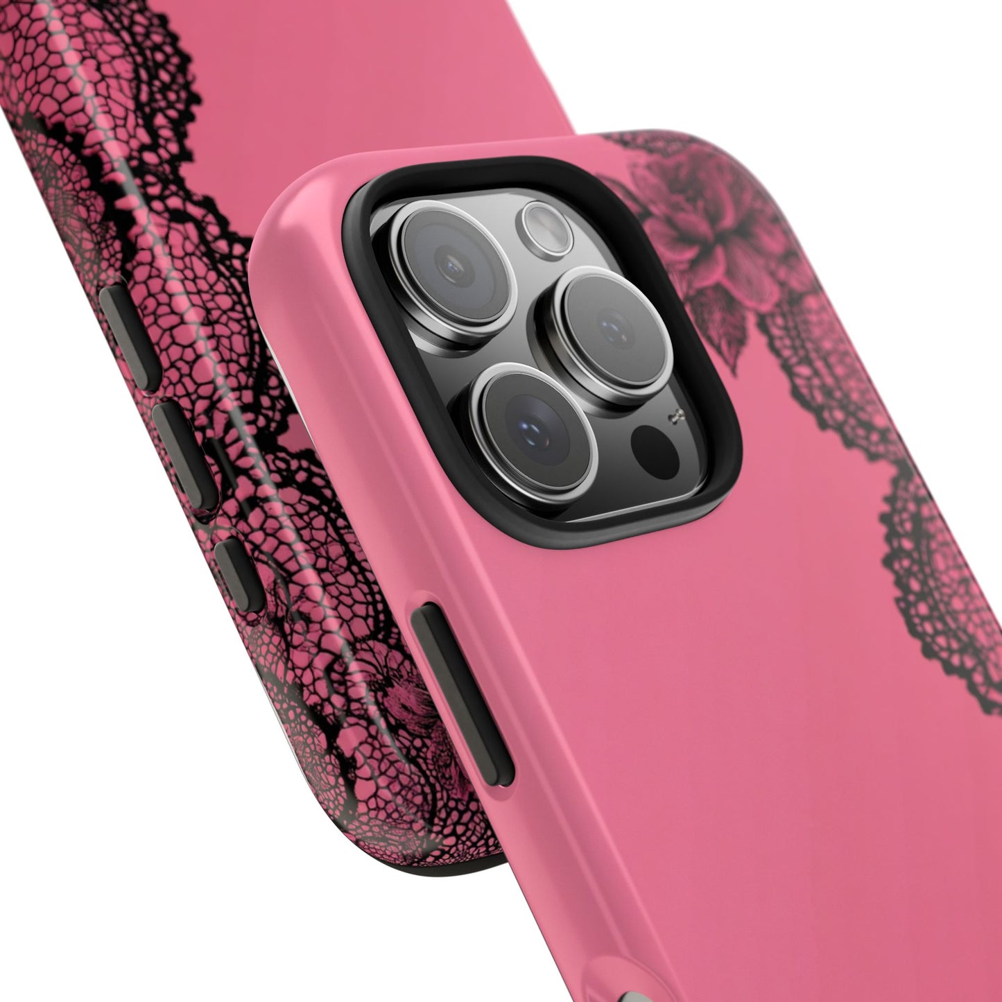 Pink Floral Lace