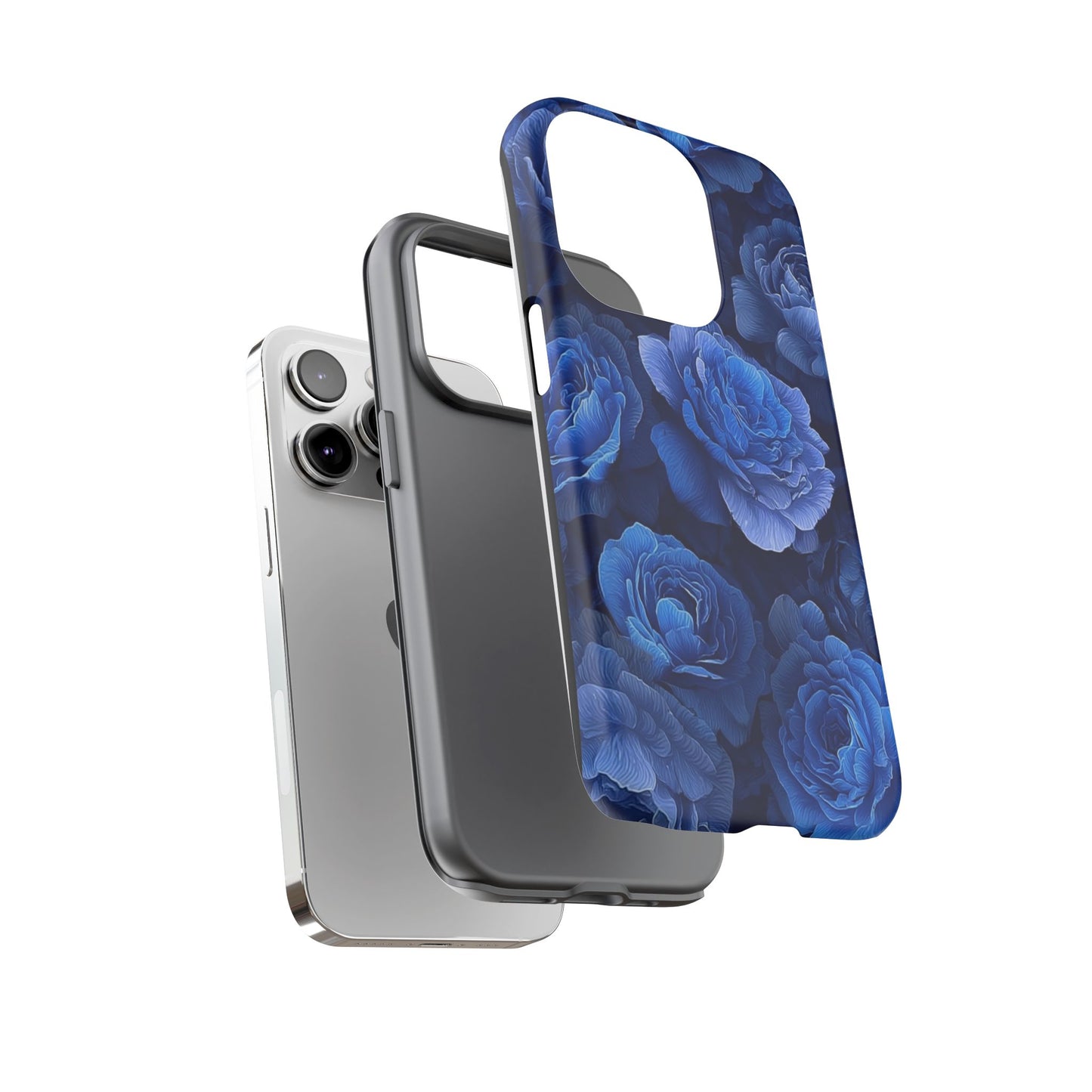 Floral Blue Roses [TOUGH CASE]