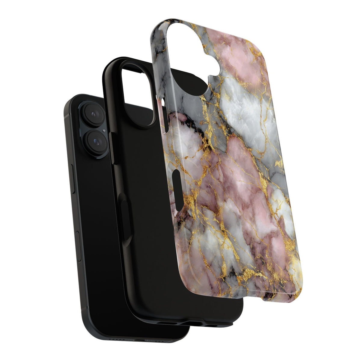Rose & White Marble