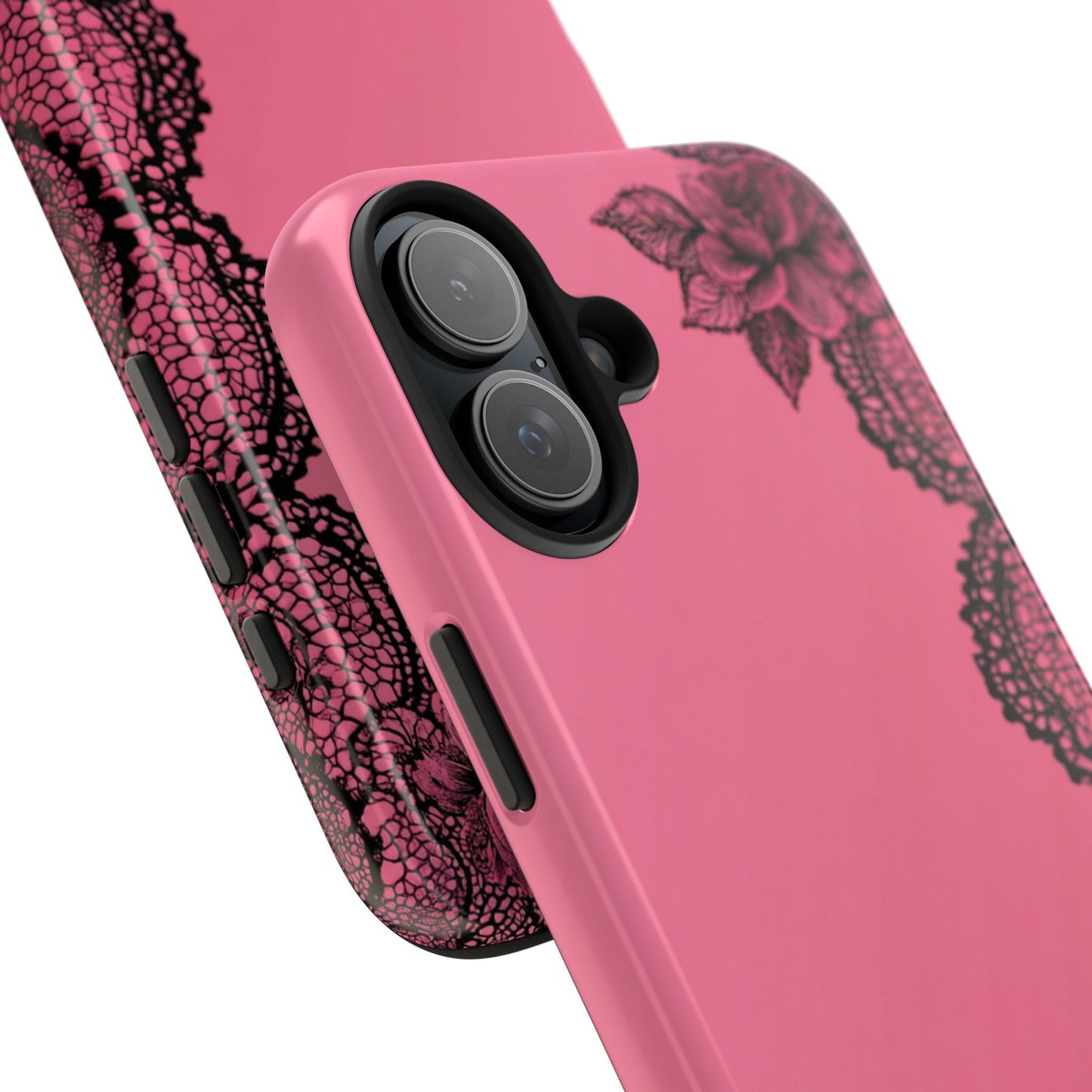 Pink Floral Lace