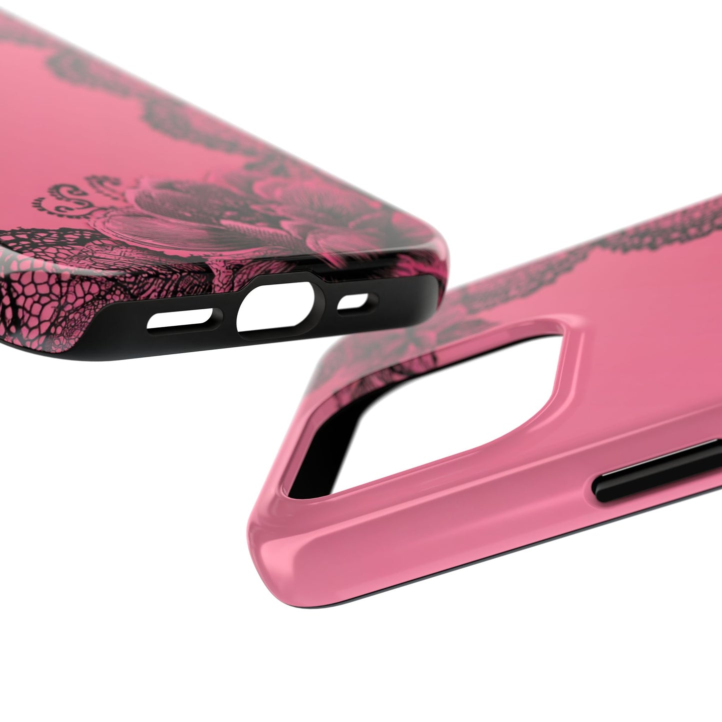 Pink Floral Lace