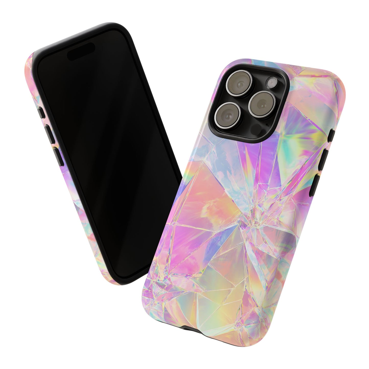 Iridescent Shards Phone Case (iPhone X - iPhone 17 Pro Max) [TOUGH CASE]
