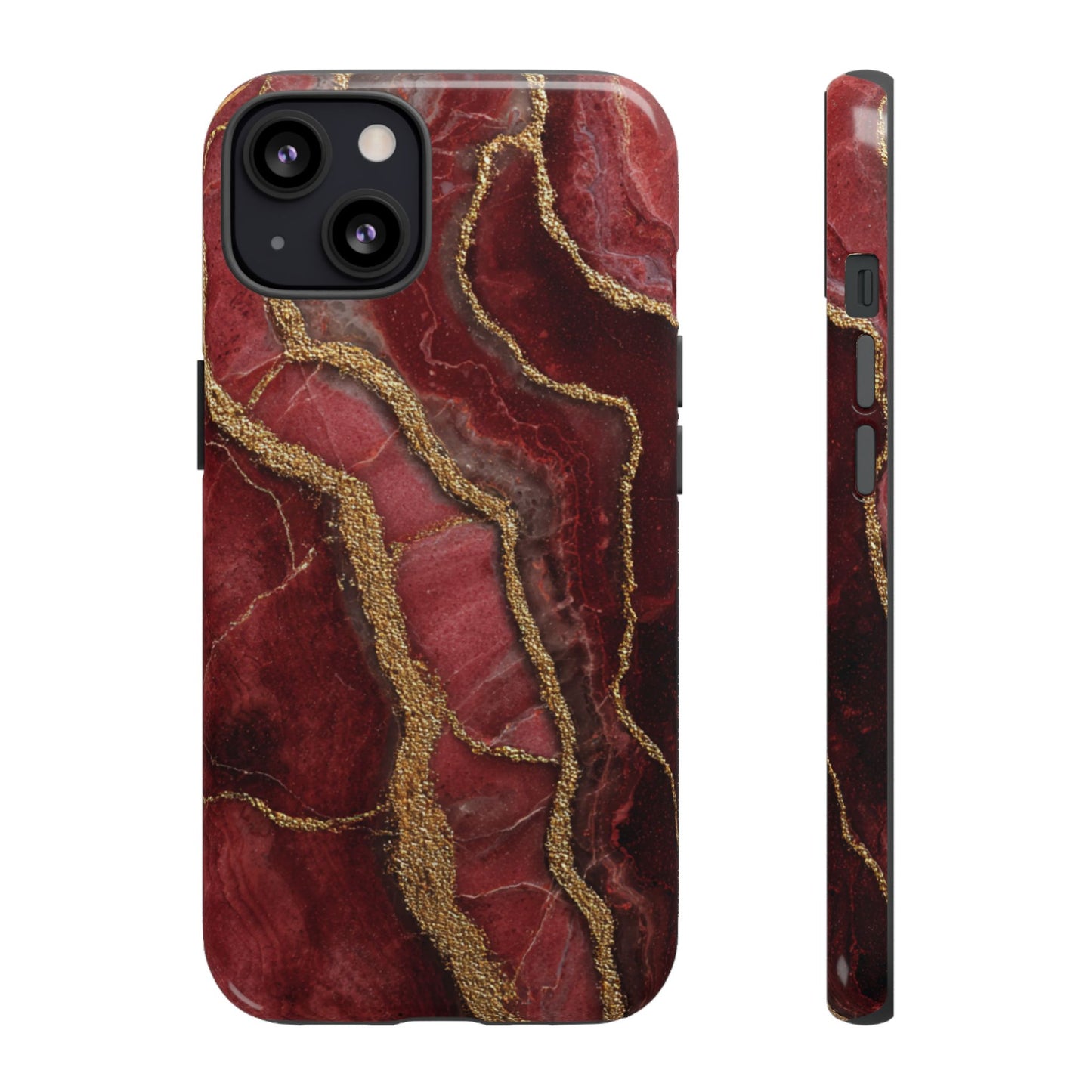 Red & Gold Marble [TOUGH CASE]