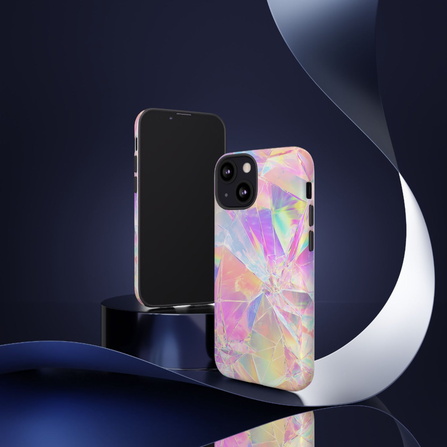 Iridescent Shards Phone Case (iPhone X - iPhone 17 Pro Max) [TOUGH CASE]