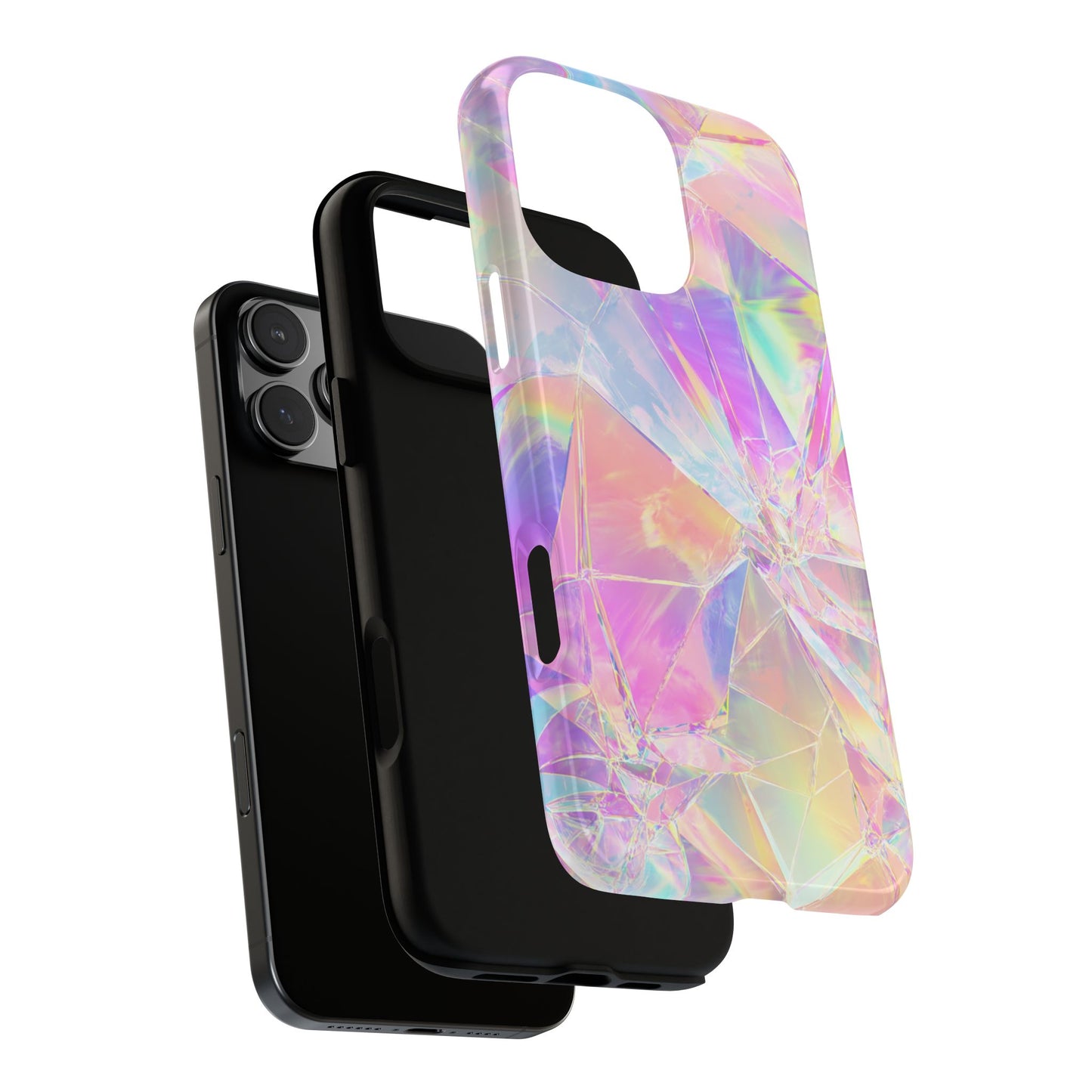 Iridescent Shards Phone Case (iPhone X - iPhone 17 Pro Max) [TOUGH CASE]