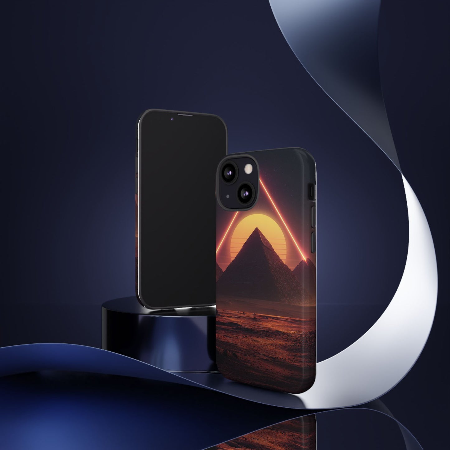 Retro Pyramid Sunset [TOUGH CASE]