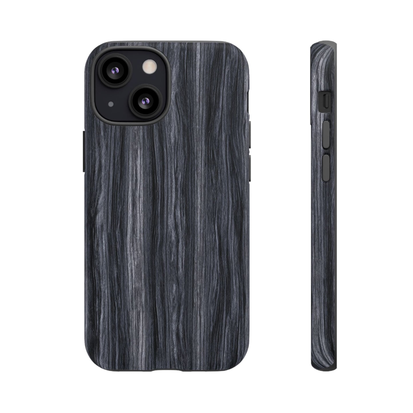 Black Wood (iPhone X - iPhone 17 Pro Max) [TOUGH CASE]
