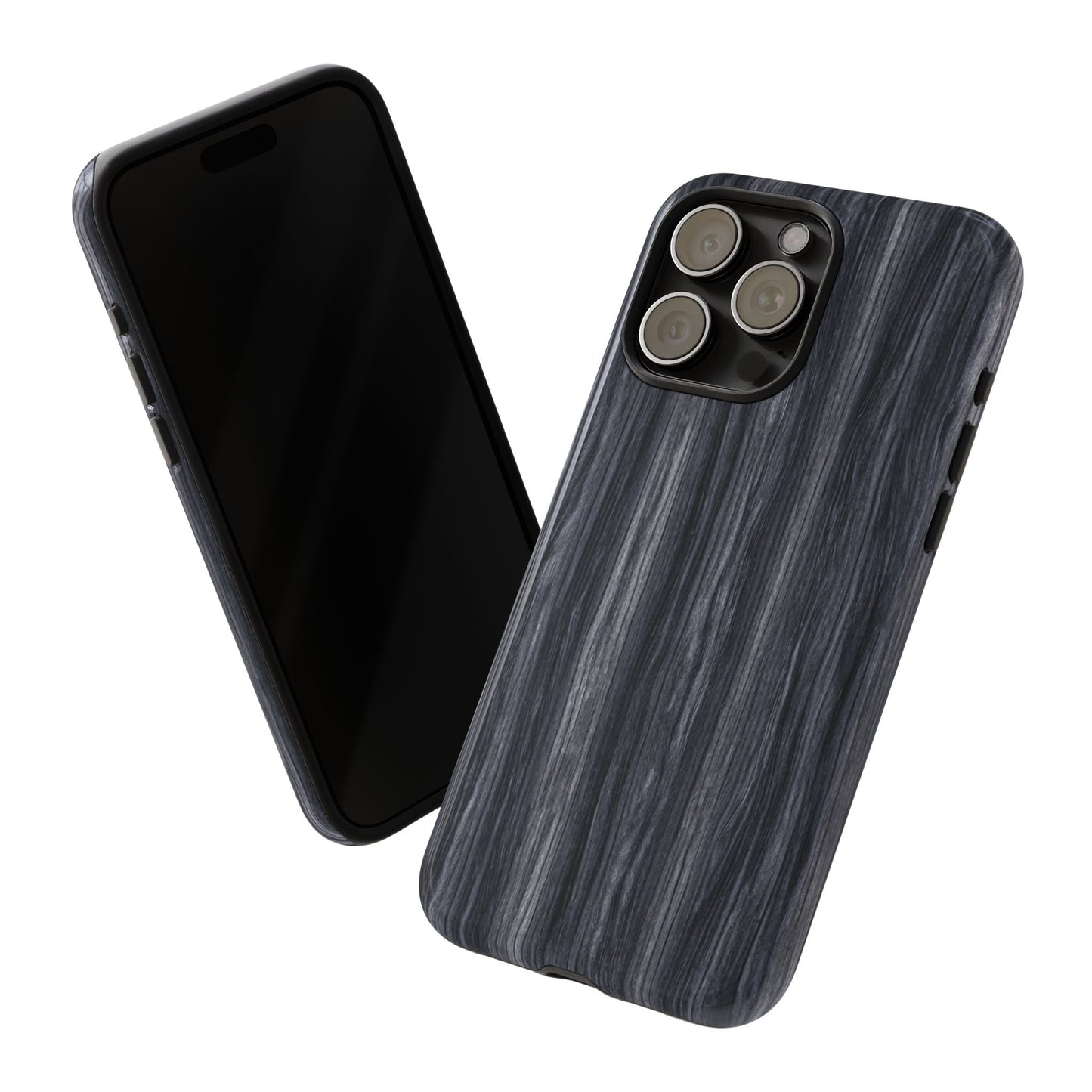 Black Wood (iPhone X - iPhone 17 Pro Max) [TOUGH CASE]