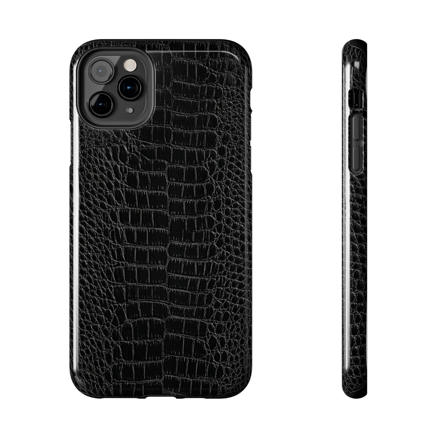 Black Crocodile Skin