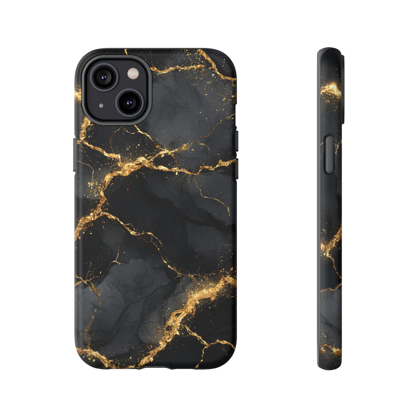 Black & Gold Marble [TOUGH CASE]