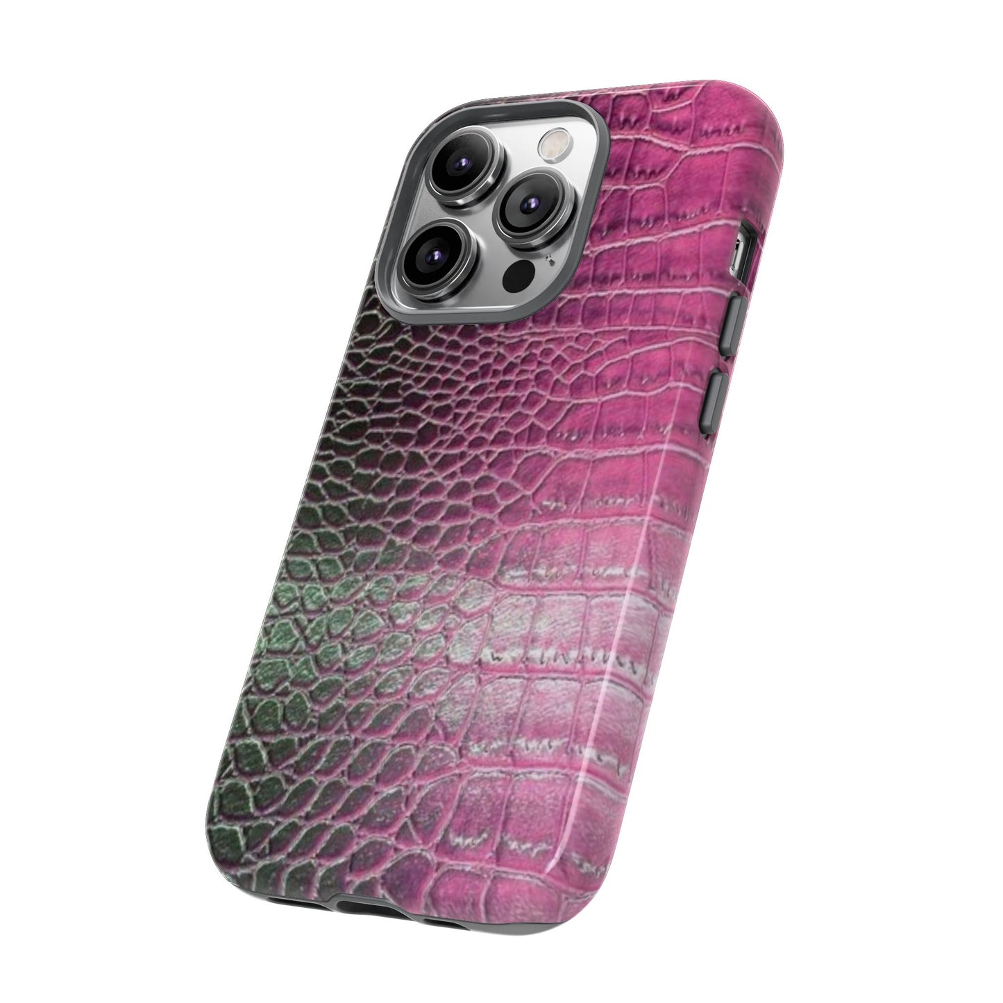 Purple Crocodile Leather [TOUGH CASE]