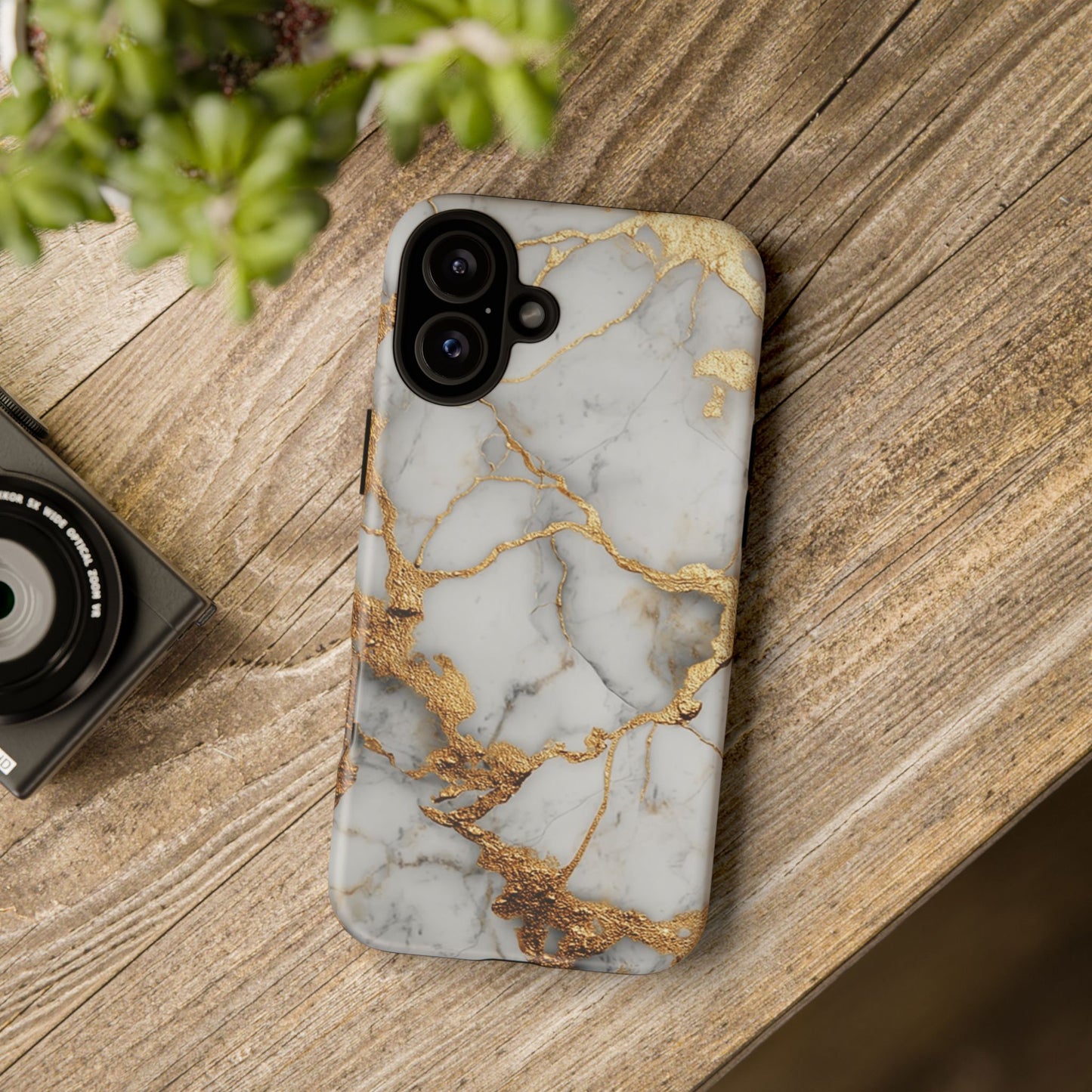 White & Gold Marble [TOUGH CASE]