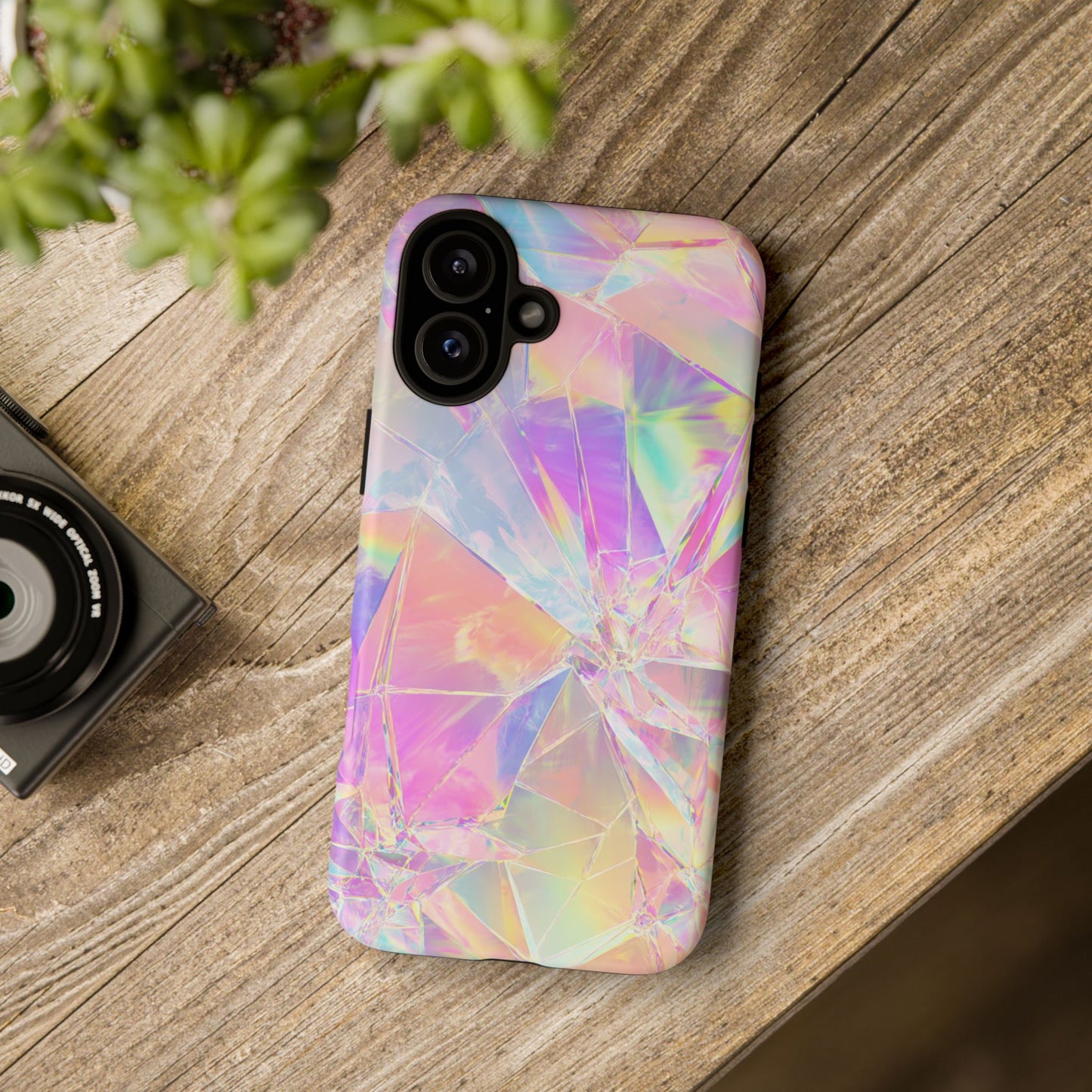 Iridescent Shards Phone Case (iPhone X - iPhone 17 Pro Max) [TOUGH CASE]
