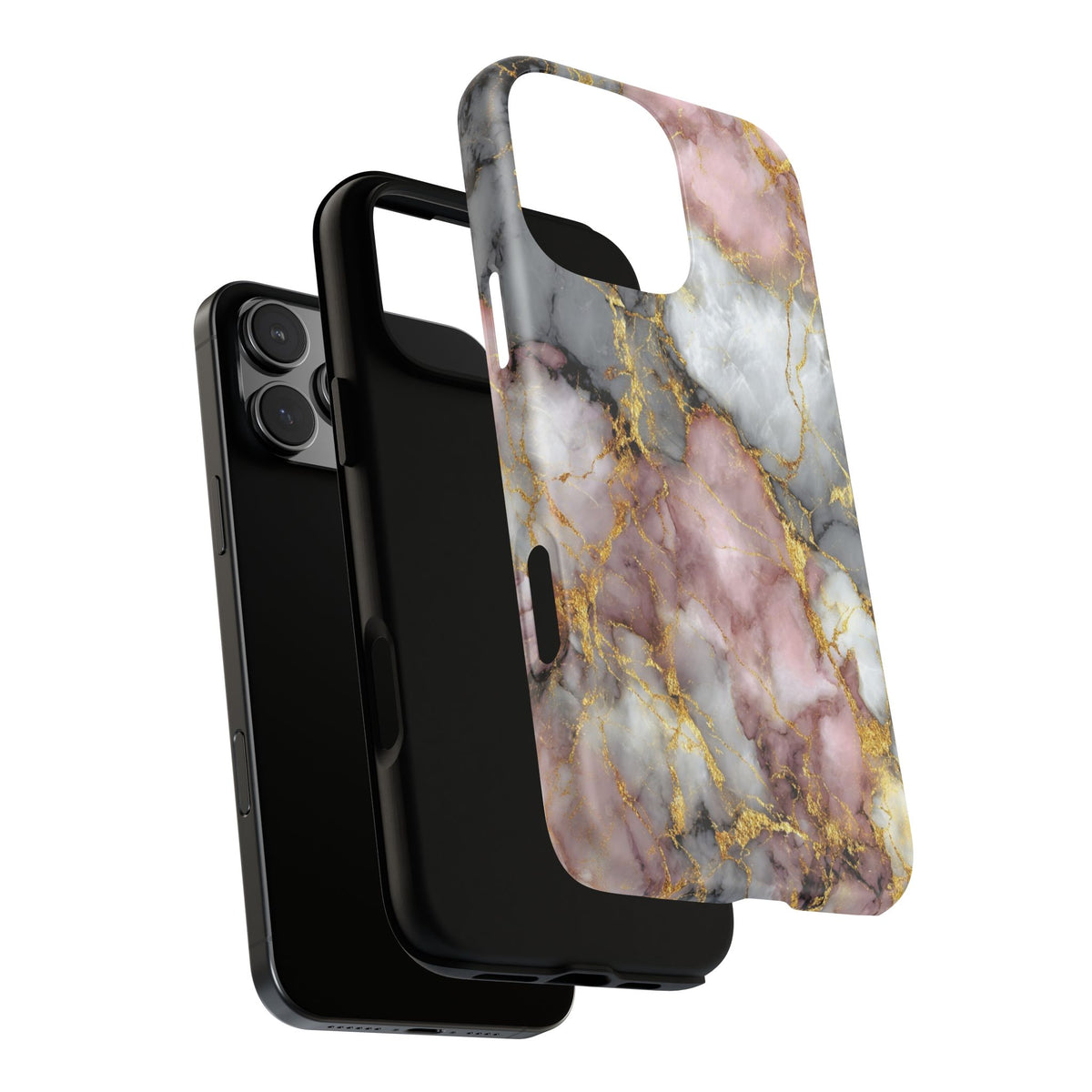 Rose & White Marble