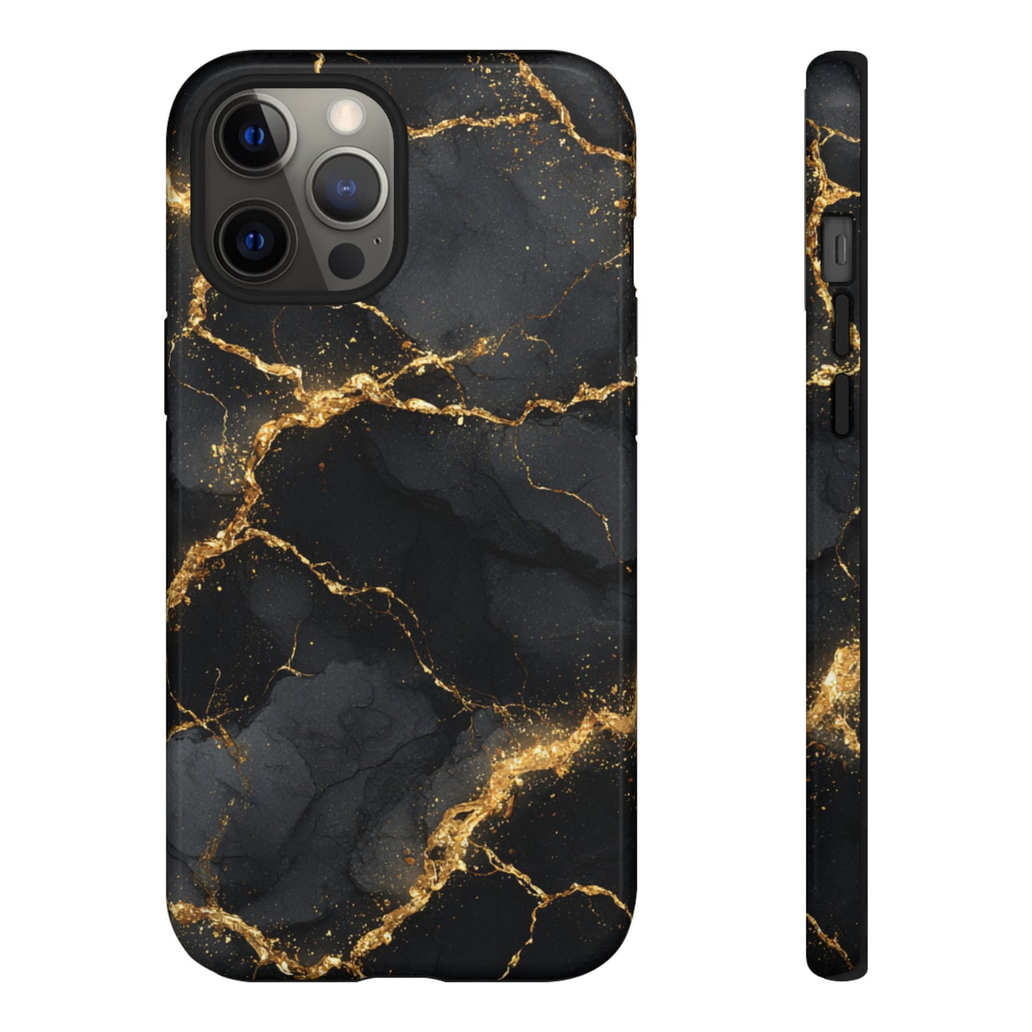 Black & Gold Marble [TOUGH CASE]