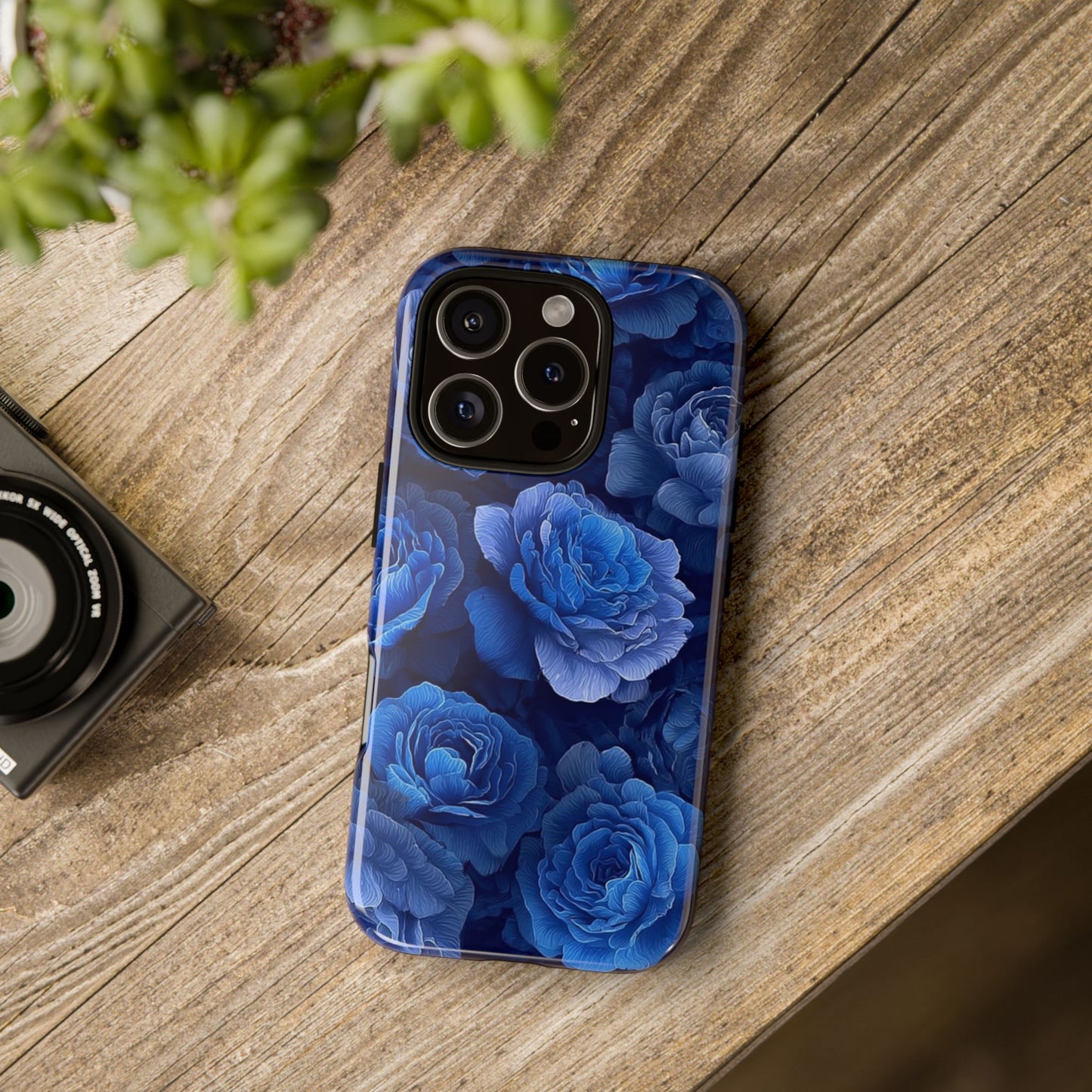 Floral Blue Roses [TOUGH CASE]