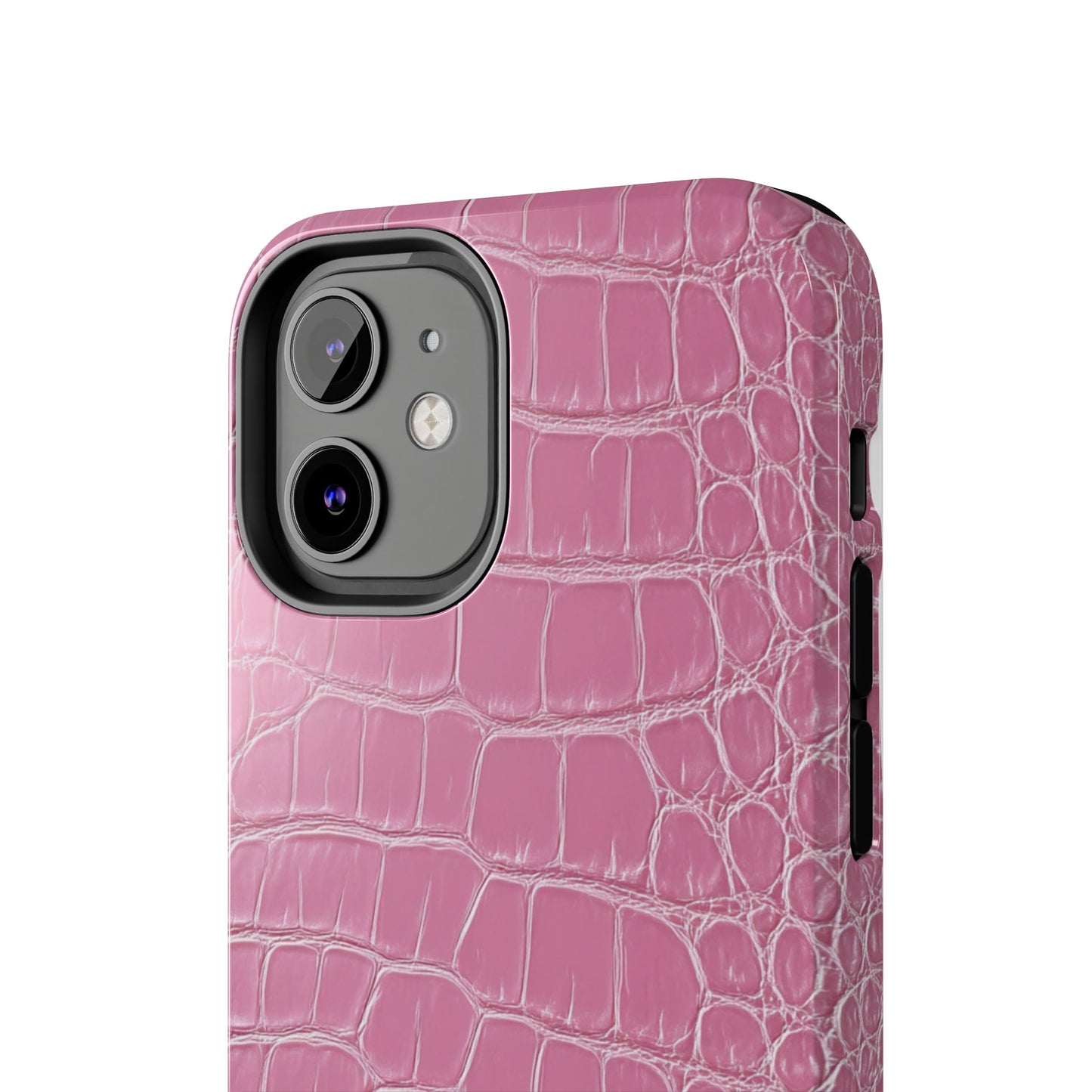 Pink Crocodile Leather