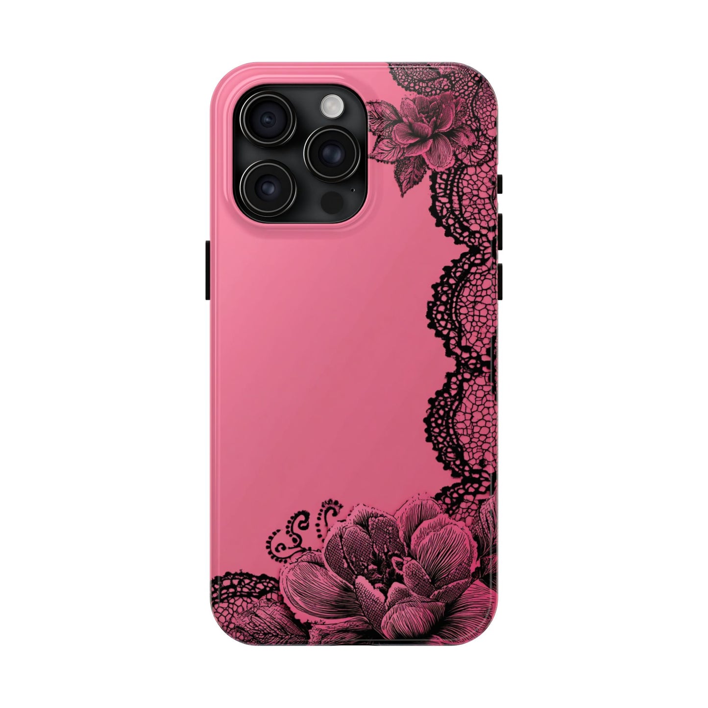 Pink Floral Lace