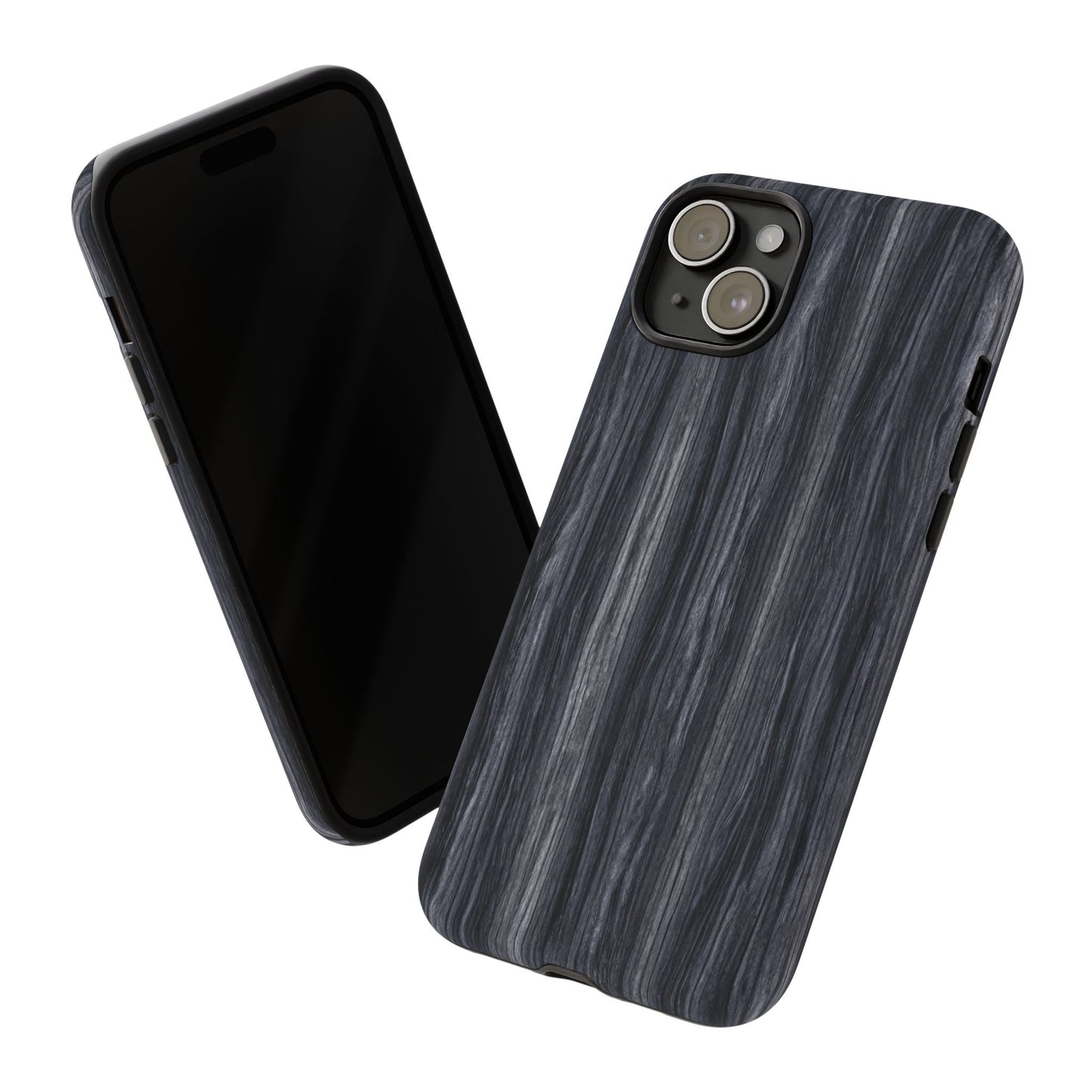 Black Wood (iPhone X - iPhone 17 Pro Max) [TOUGH CASE]