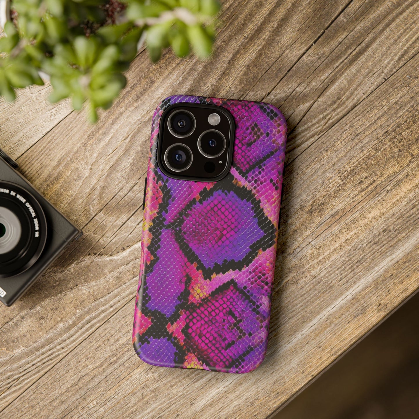 Purple Pink Snake Skin [TOUGH CASE]