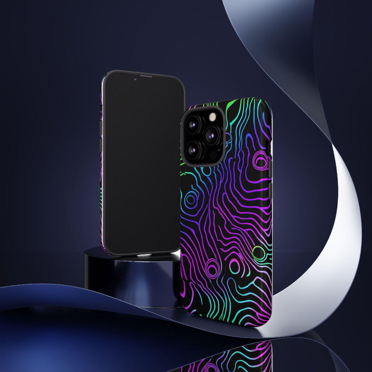 Topographic (iPhone X - iPhone 17 Pro Max) [TOUGH CASE]