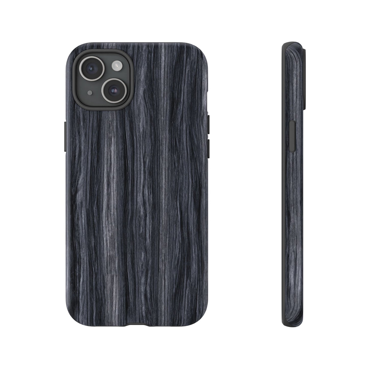 Black Wood (iPhone X - iPhone 17 Pro Max) [TOUGH CASE]